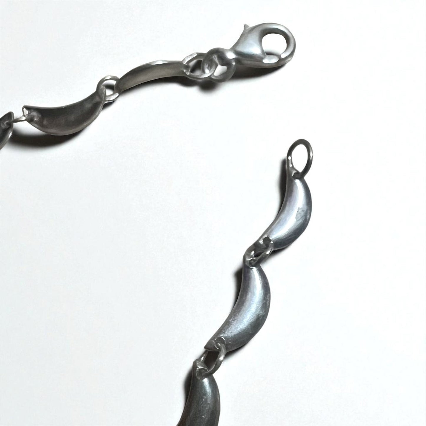 Vintage Silver Necklace クレセント デザイン ネックレス シルバー 925