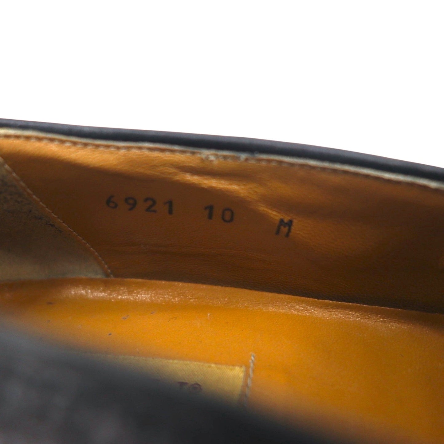 DOMANI by Johnston & Murphy イタリア製 ウイングチップ タッセル ローファー 28cm ブラック レザー 6921