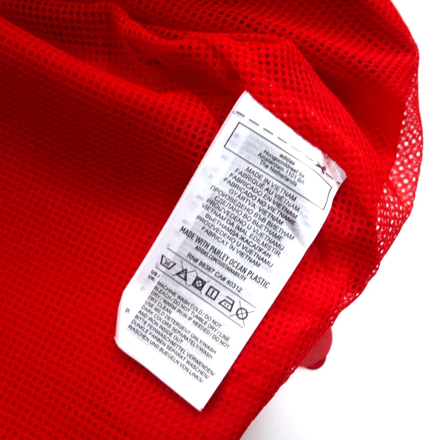 adidas originals アディカラー ウィンドブレーカー ナイロンジャケット M レッド トレフォイルロゴ Adicolor FTO Windbreaker Jacket GN3561