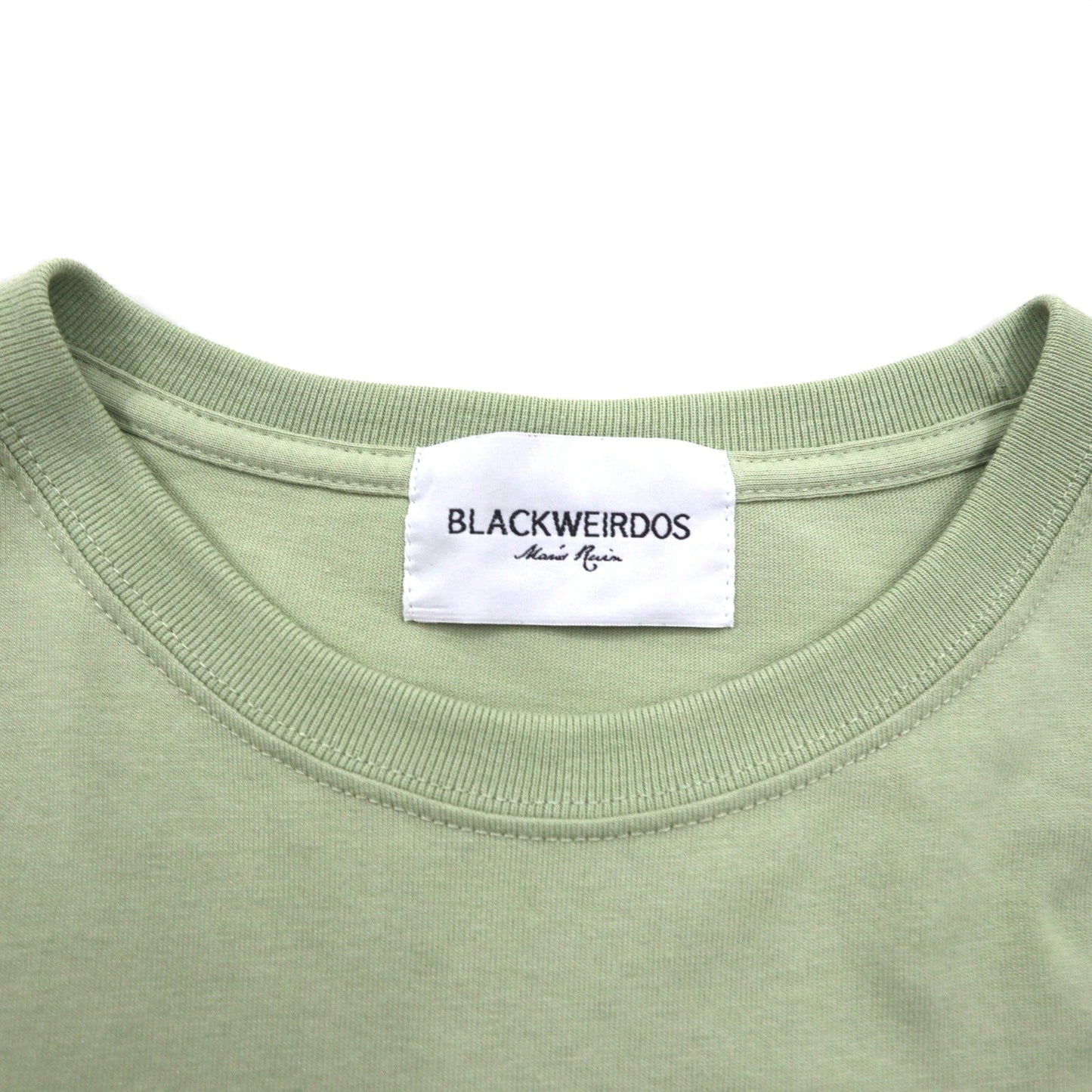 BLACKWEIRDOS プリント DAG Tee Tシャツ L グリーン 24SP-T502 日本製
