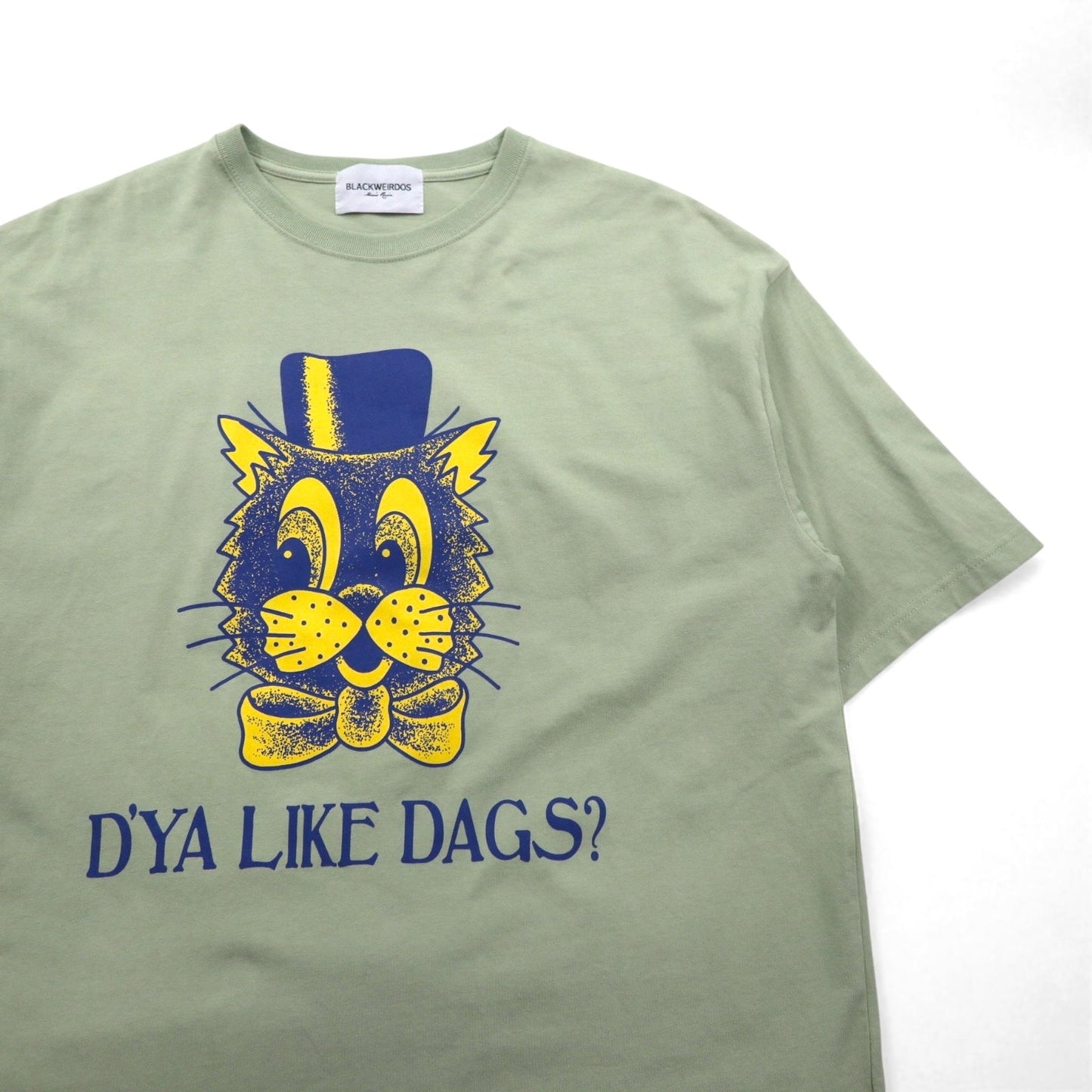 BLACKWEIRDOS プリント DAG Tee Tシャツ L グリーン 24SP-T502 日本製