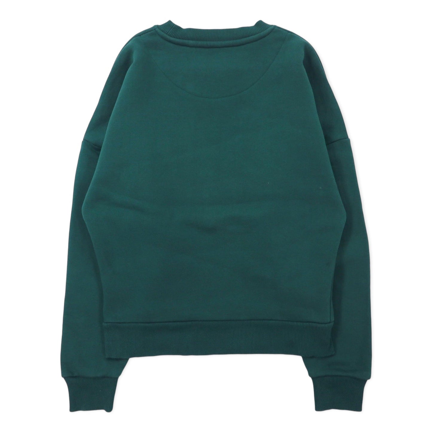 karl kani jeans ドロップショルダー スウェット XS グリーン コットン クロップド丈