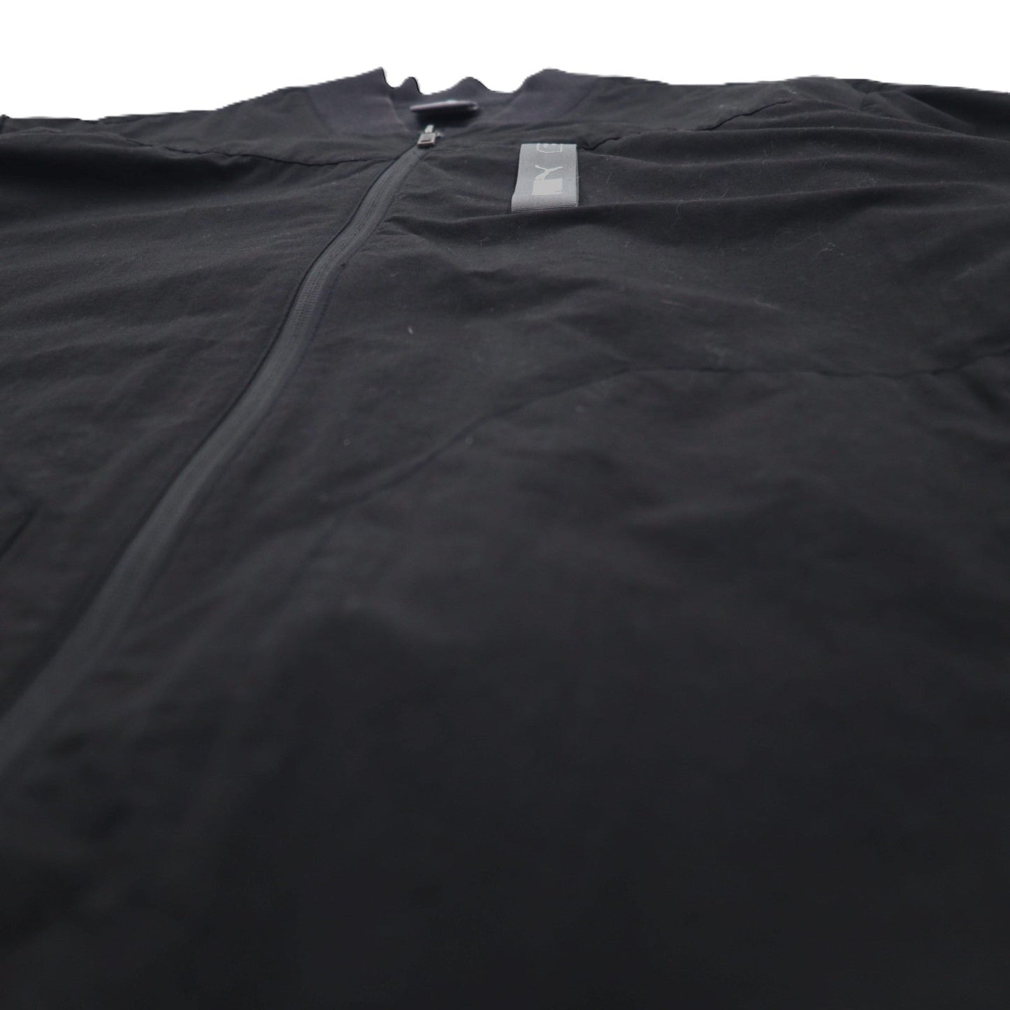 PUMA ウーブンジャケット ウインドブレイカー L ブラック ナイロン ロゴ 581075