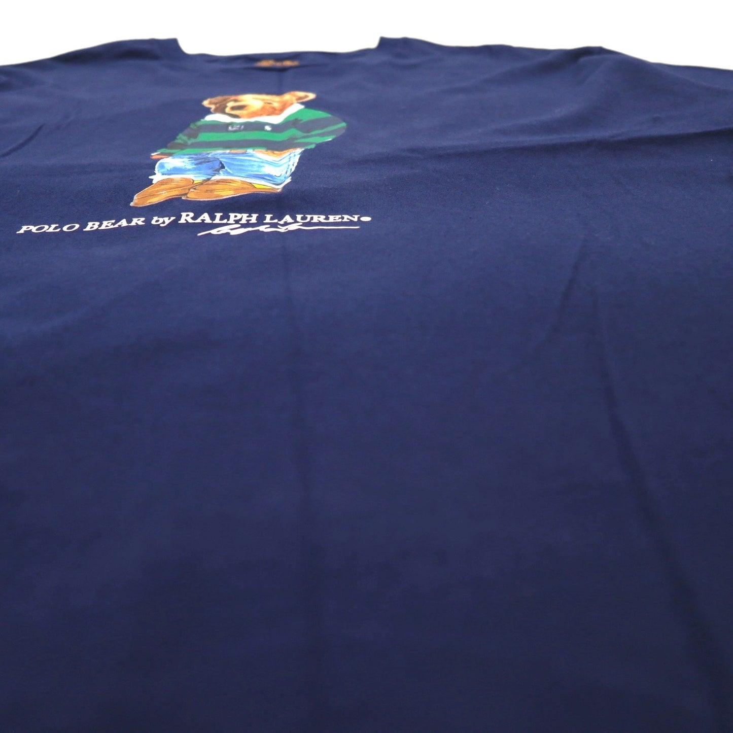 POLO RALPH LAUREN ポロベア Tシャツ 2XL ネイビー コットン POLO BEAR ビッグサイズ