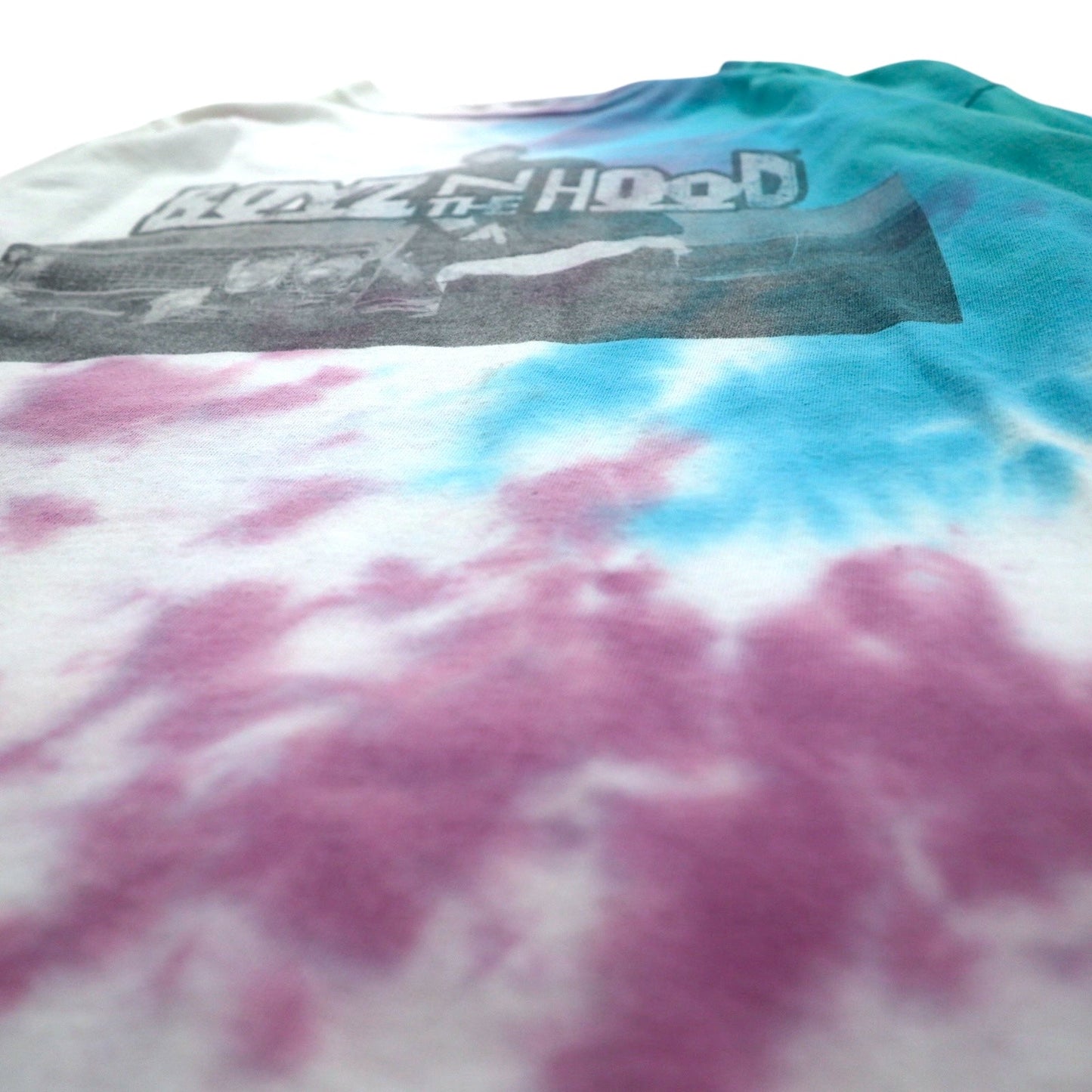 BOYZ N THE HOOD 90年代 ムービー ICE CUBE ヒップホップ ロングスリーブTシャツ ロンT S タイダイ N.W.A. メキシコ製