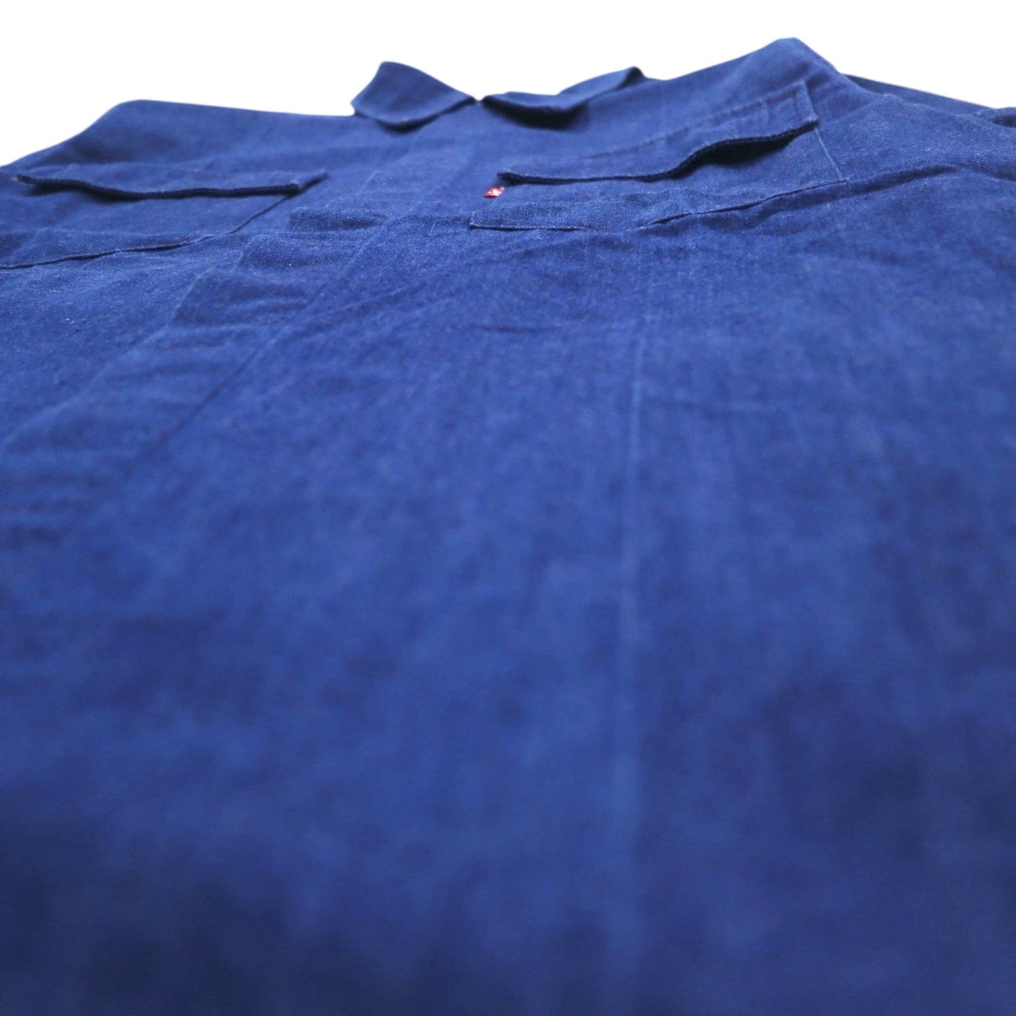 Levi’s 90年代 スタプレ STA-PREST デニム ワークシャツ M ブルー 比翼 フラップ 胸ポケット