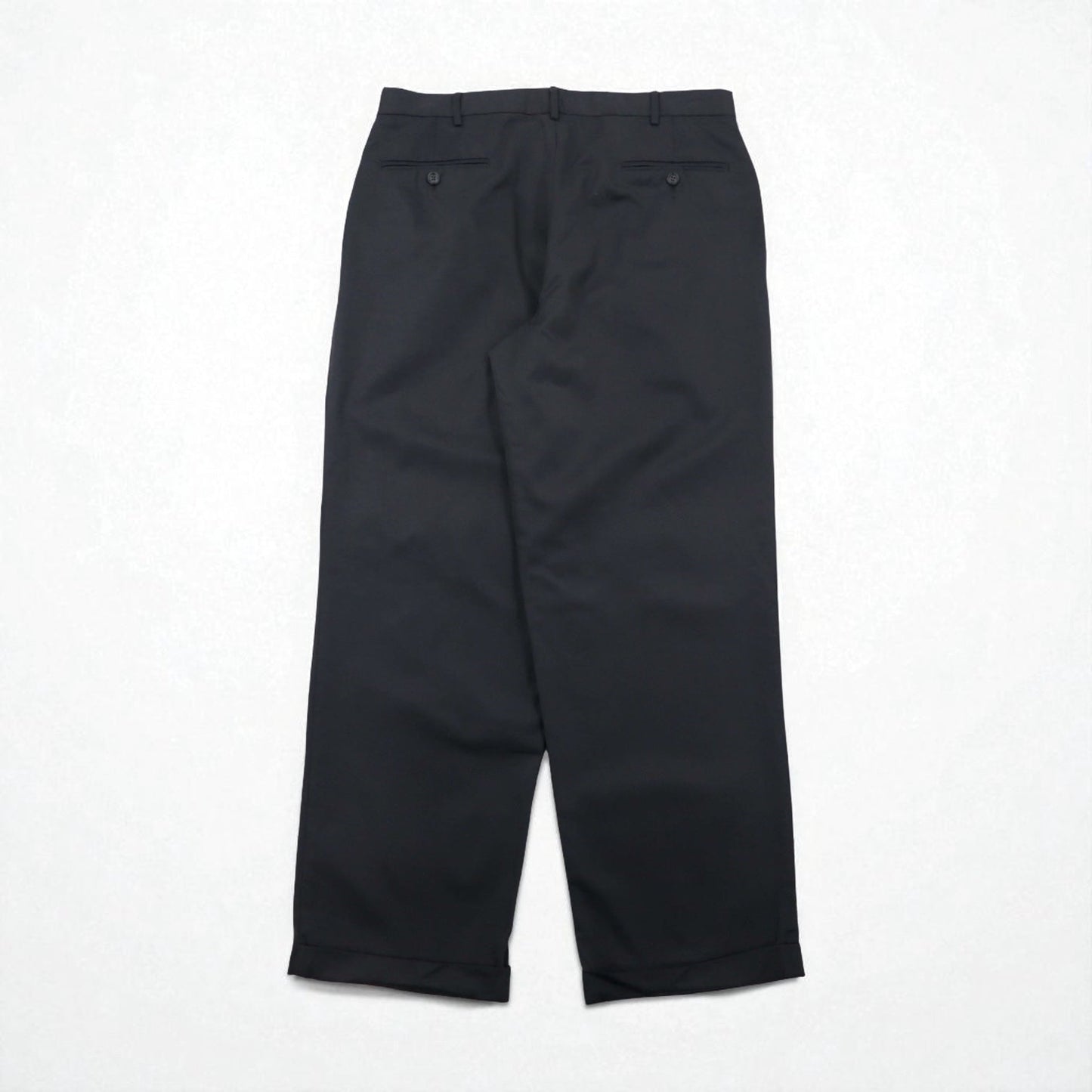 DOCKERS ( Levi's ) 00年代 2タック ワイド スラックスパンツ L グレー ポリエステル