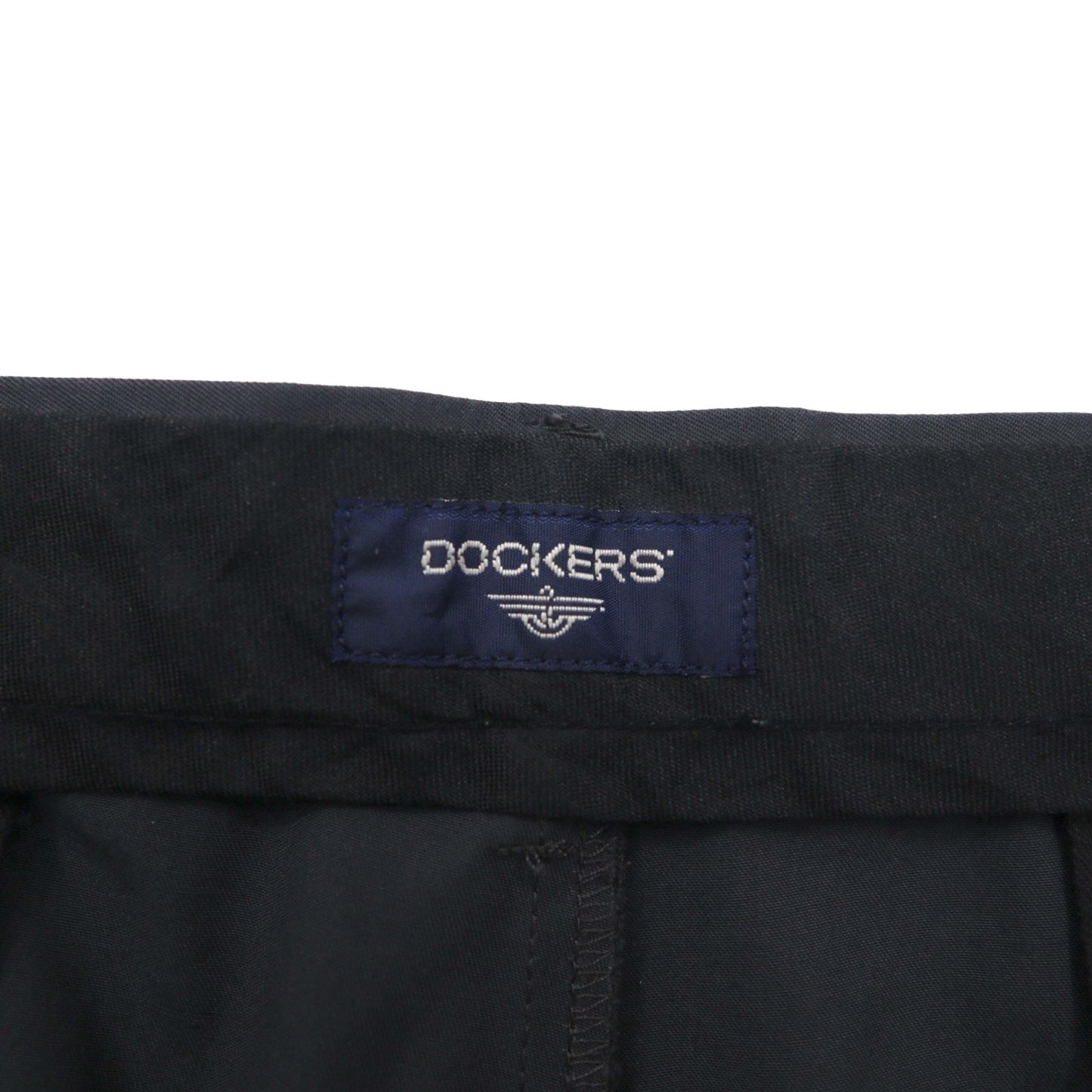DOCKERS ( Levi's ) 00年代 2タック ワイド スラックスパンツ L グレー ポリエステル