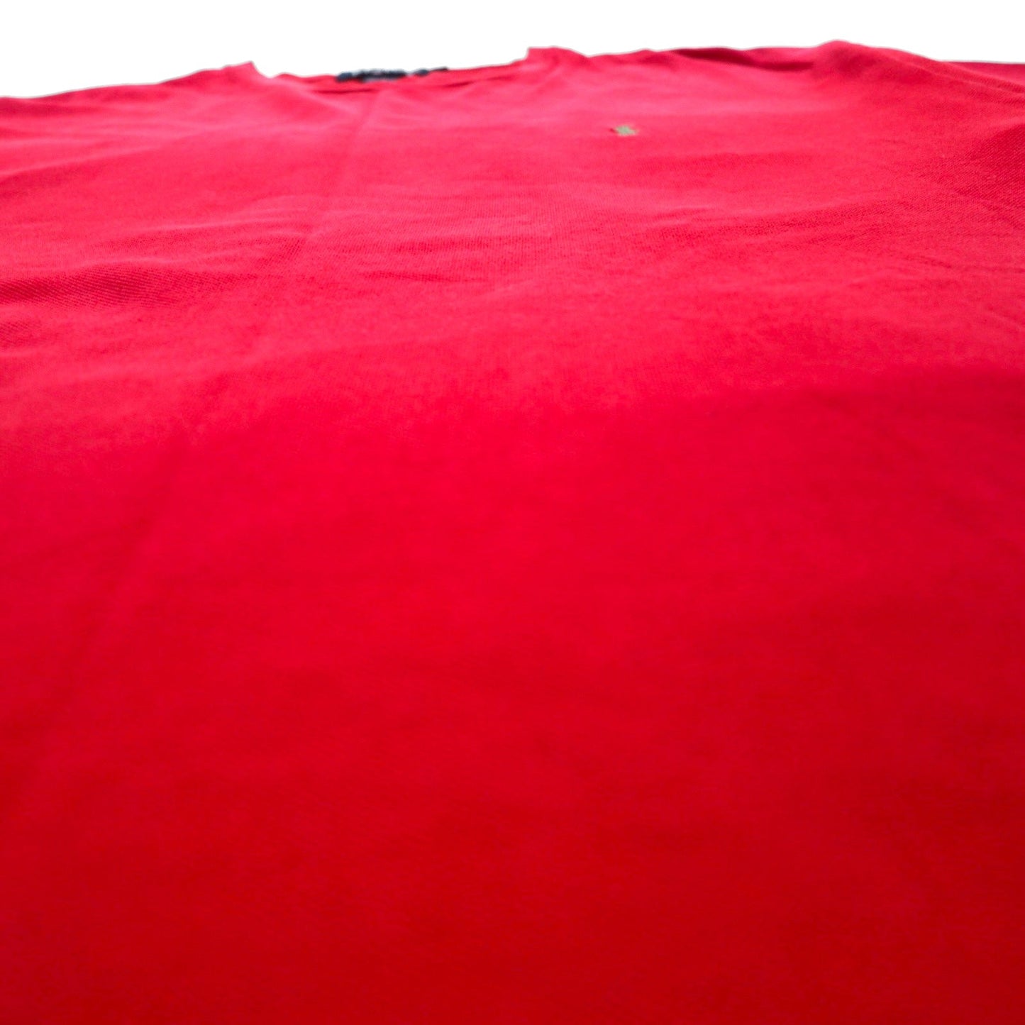 Polo by Ralph Lauren 90年代 シングルステッチ 鹿の子 Tシャツ L レッド コットン スモールポニー刺繍