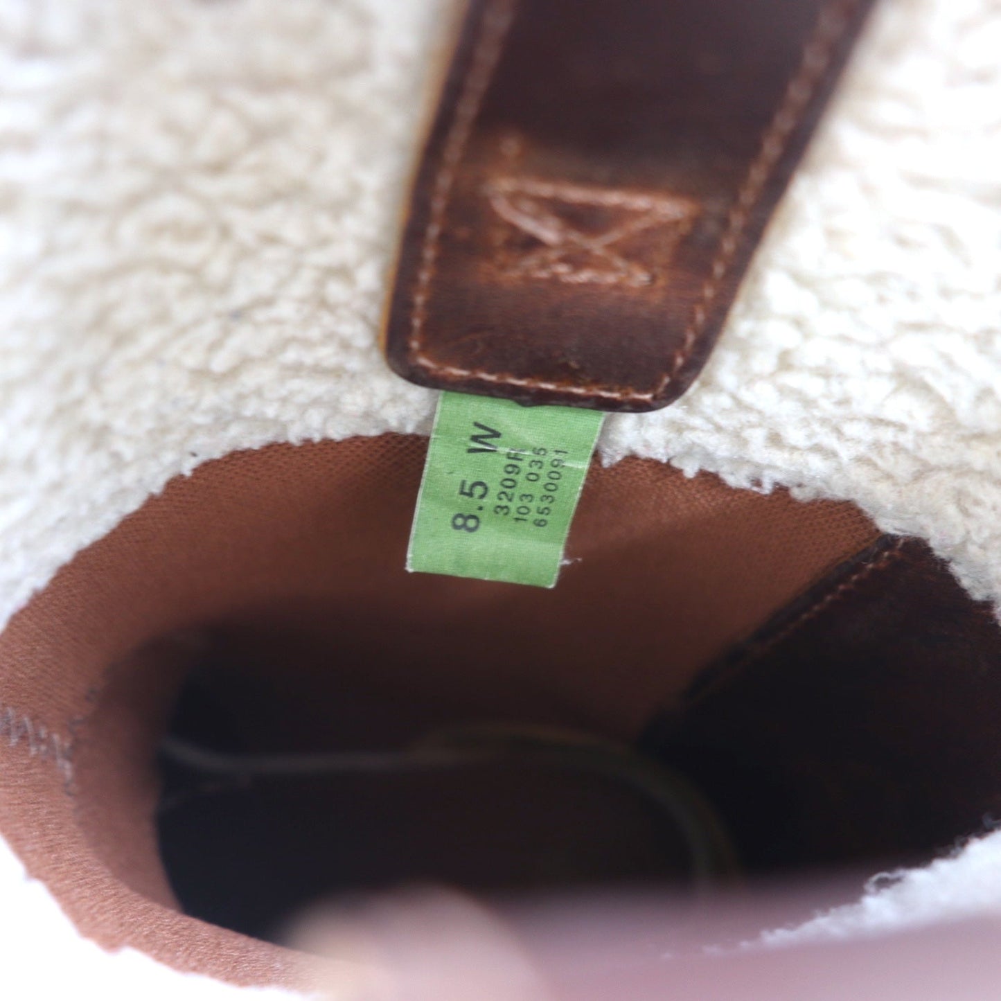 Timberland エンジニアブーツ ムートンブーツ 26.5cm ブラウン レザー