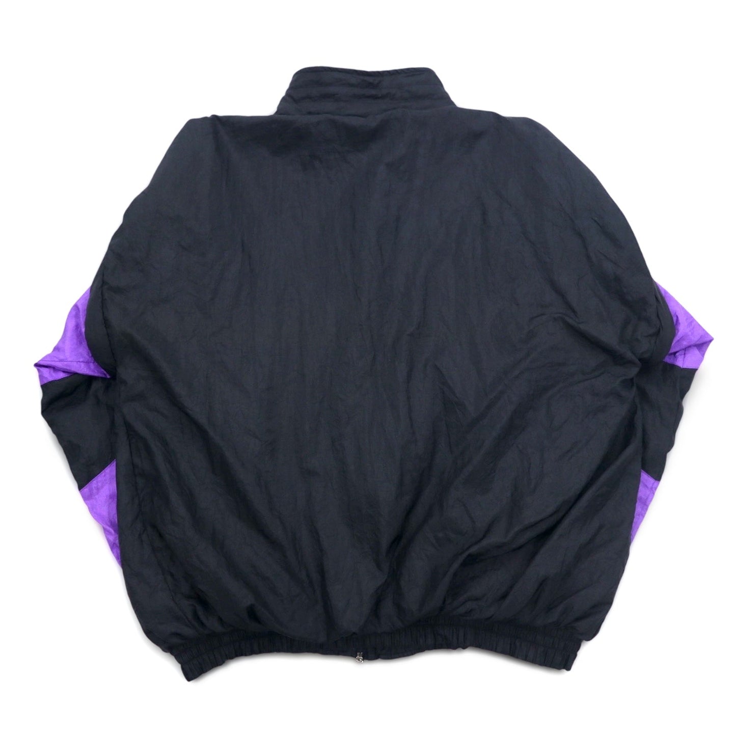 Vintage Nylon Jacket 90年代 ナイロンジャケット トレーニングジャケット ジャージ M ブラック アーム着脱式