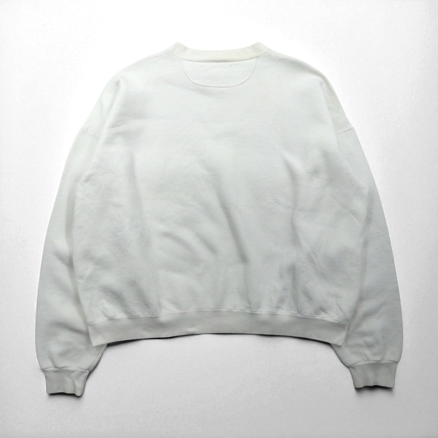 90年代 USA製 THE PERFECTSHIRT COMPANY 前V プリントスウェット 2XL ホワイト 裏起毛 KEEFE'S GOLF CLUBS