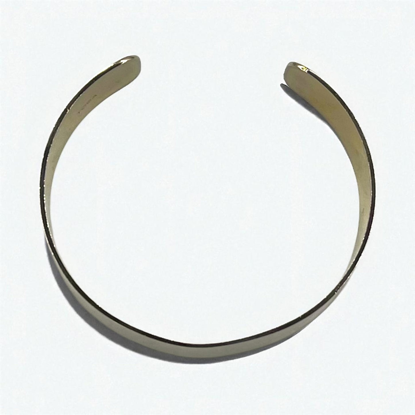 TOGA ワイド ゴールド バングル ブレスレット メタル 平打ち