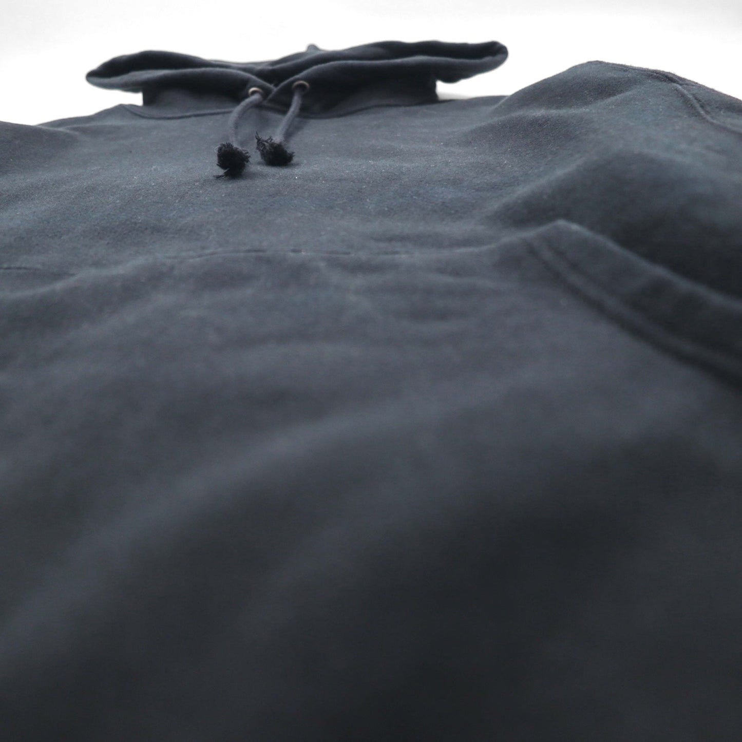 Champion リバーズウィーブ REVERSE WEAVE プルオーバーパーカー M ブラック 無地 コットン 裏起毛 青単タグ 復刻 ホンジュラス製