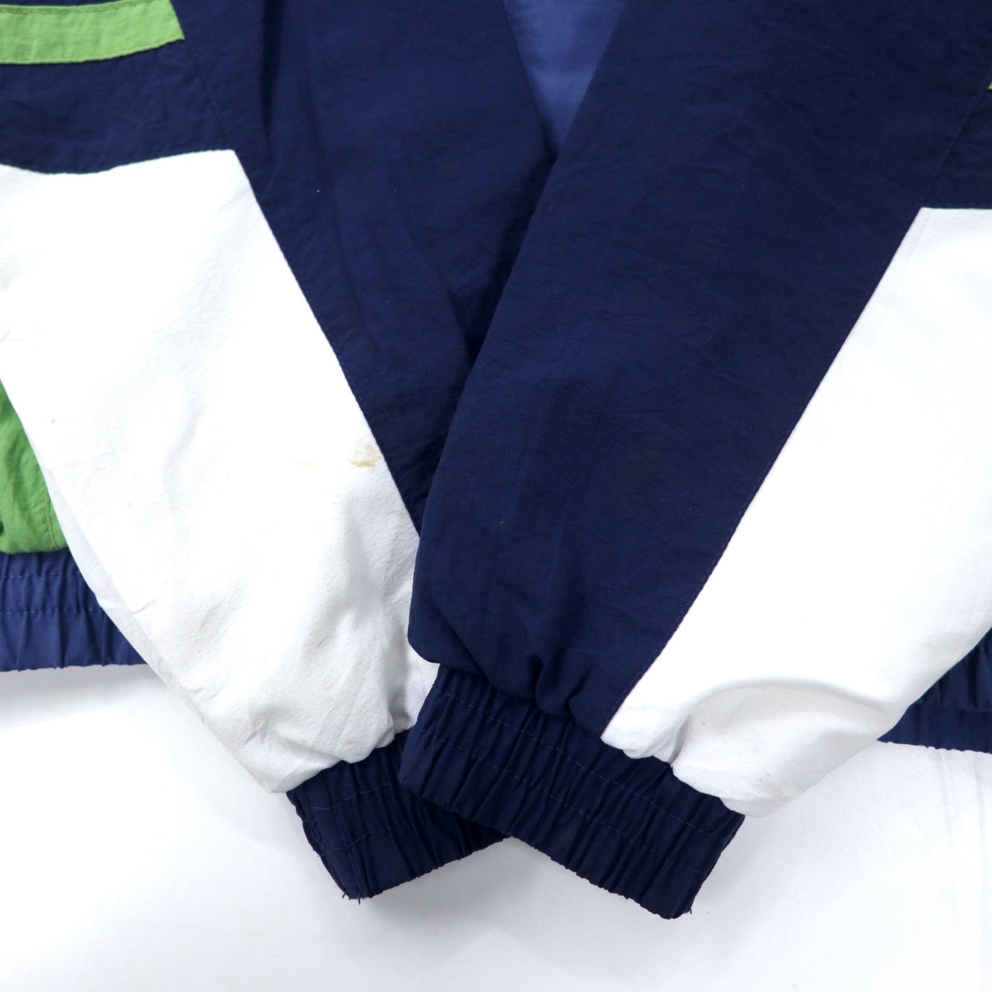 PUMA 90年代 ナイロンジャケット ウィンドジャケット M ネイビー ポリエステル ビッグサイズ