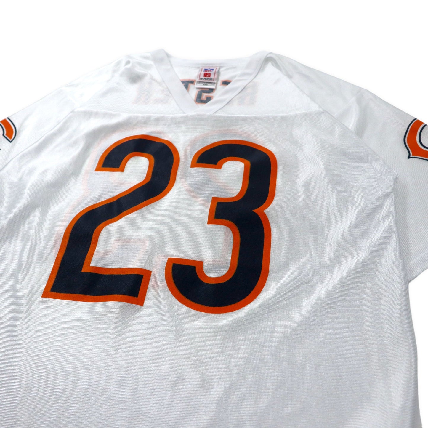 NFL ビッグサイズ ゲームシャツ M ホワイト Chicago Bears ポリエステル メッシュ ナンバリング HESTER