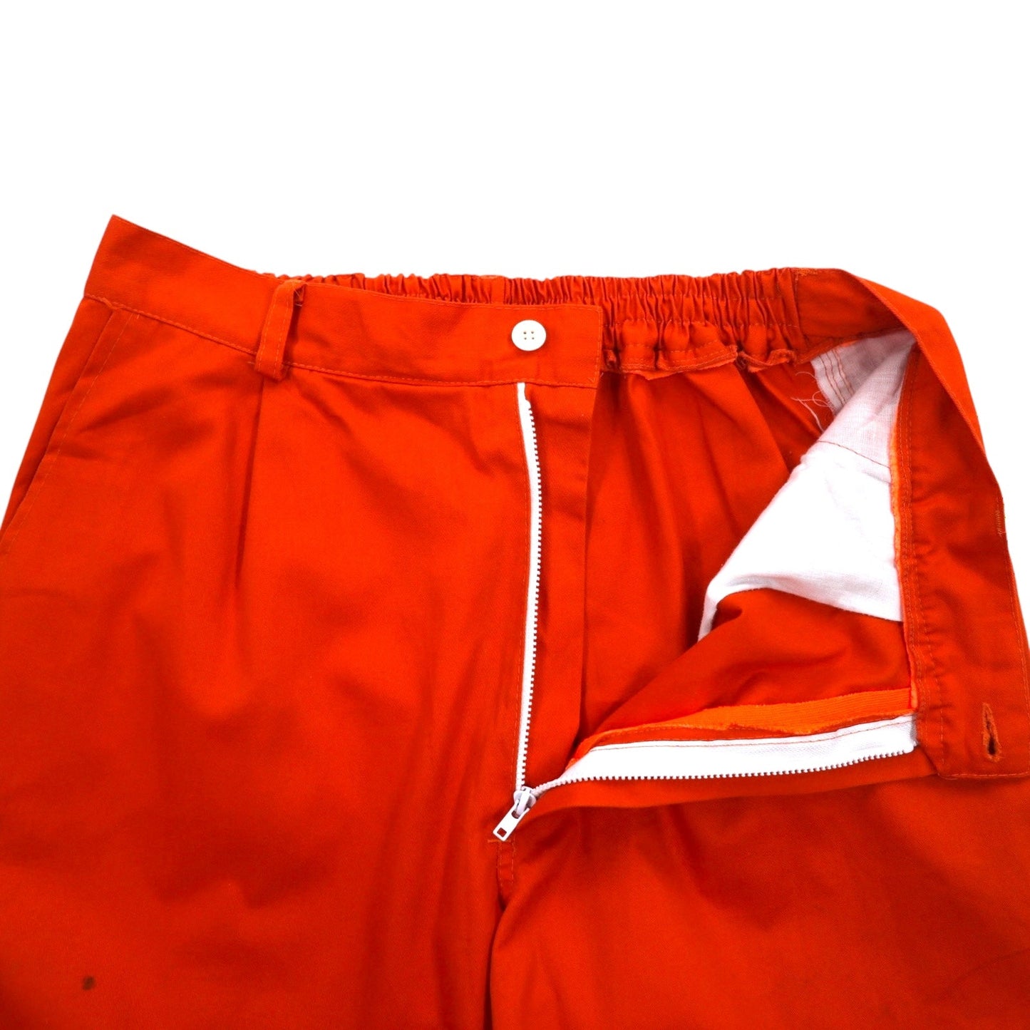 Vintage Euro Work Pants CIV S.A ユーロ ワークパンツ M オレンジ リフレクター