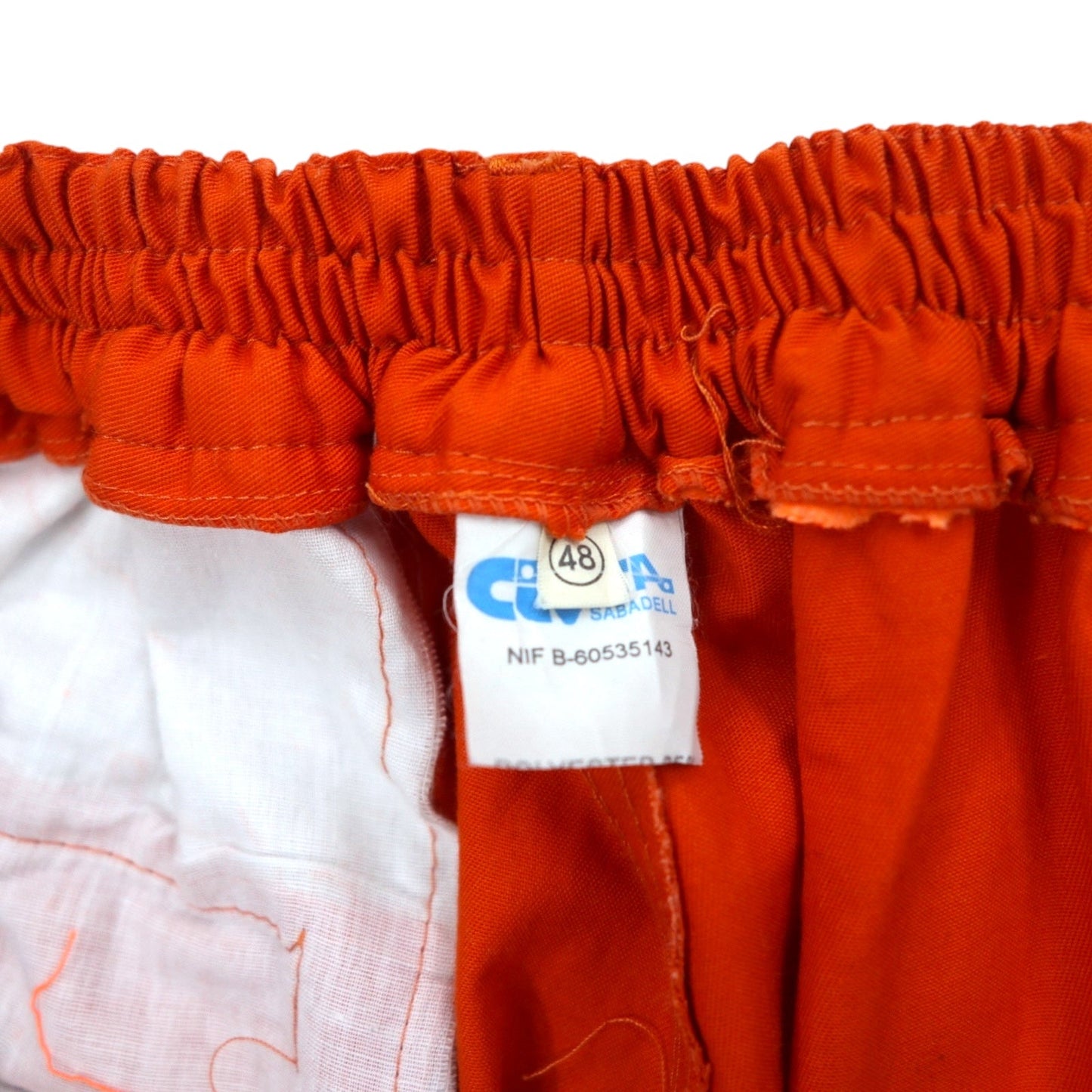 Vintage Euro Work Pants CIV S.A ユーロ ワークパンツ M オレンジ リフレクター