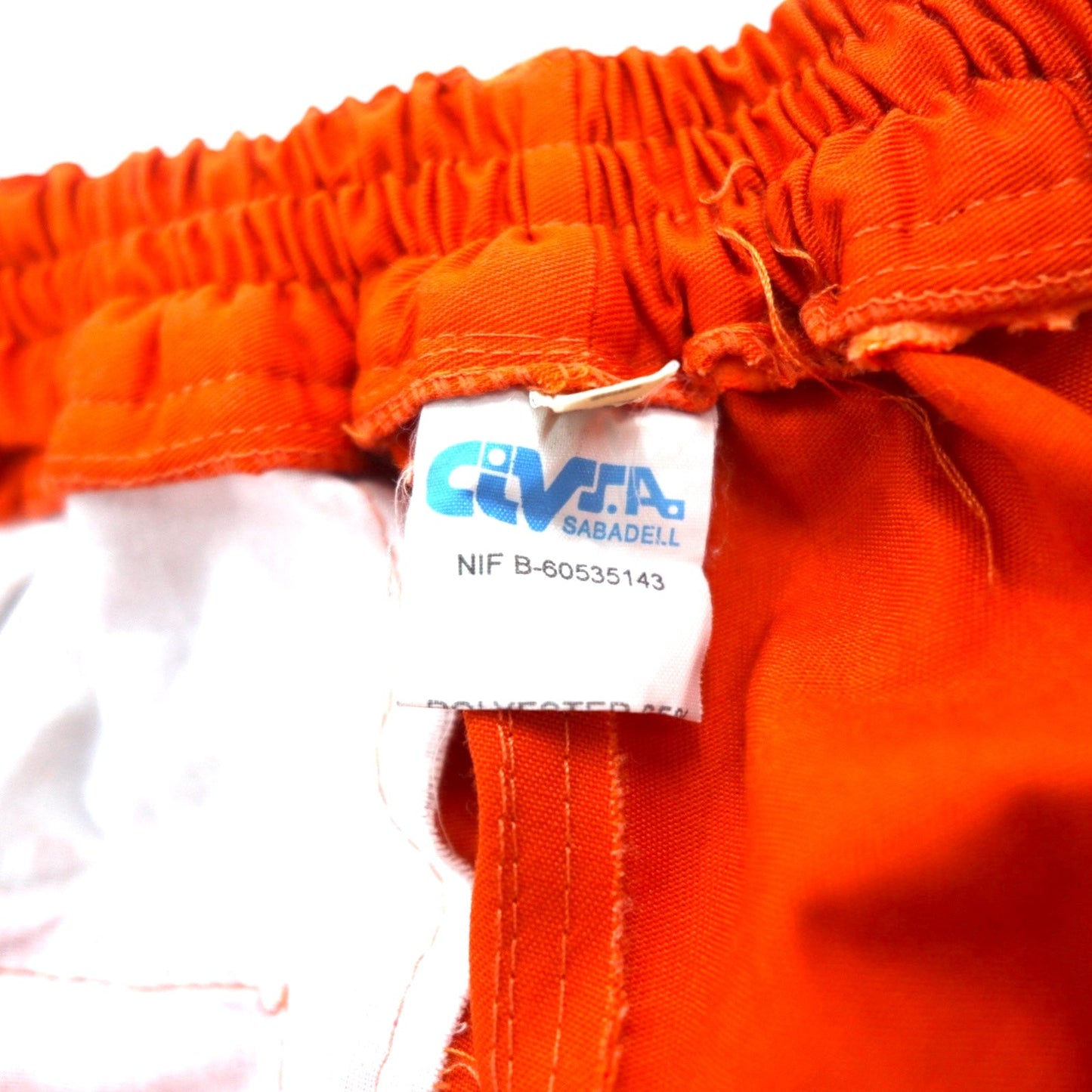 Vintage Euro Work Pants CIV S.A ユーロ ワークパンツ M オレンジ リフレクター