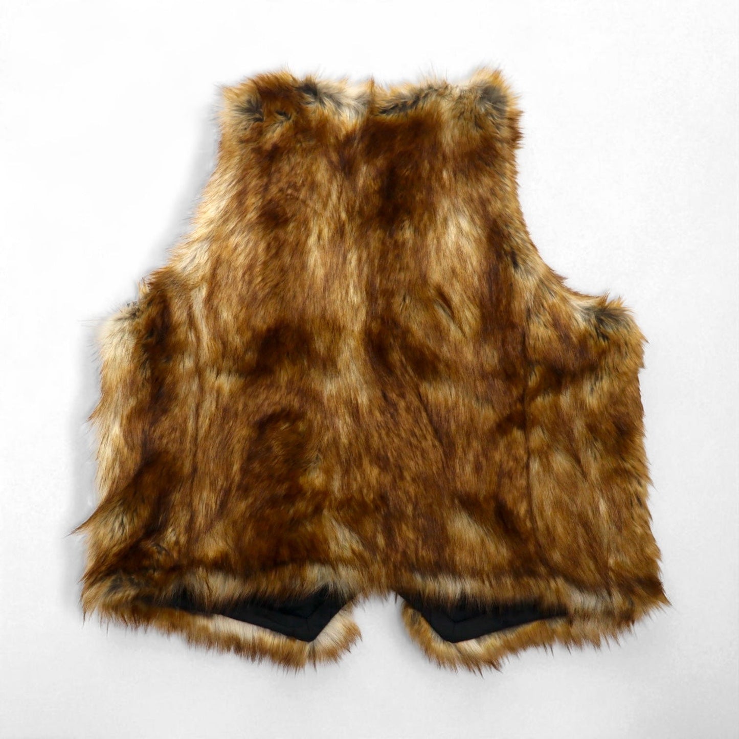 no. ファーベスト FUR VEST FREE ブラウン エコファー エコレザームートン 22-FW-KVT-01