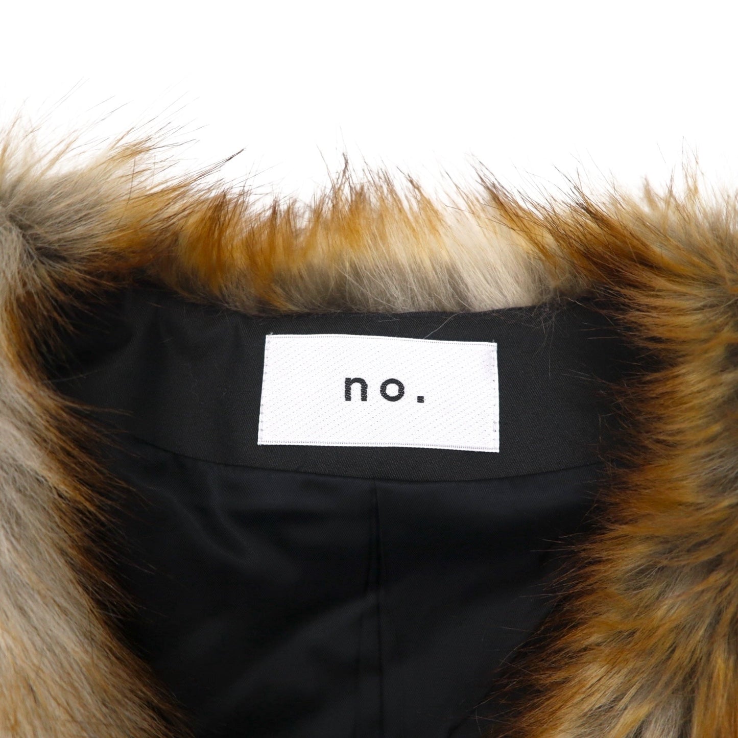 no. ファーベスト FUR VEST FREE ブラウン エコファー エコレザームートン 22-FW-KVT-01