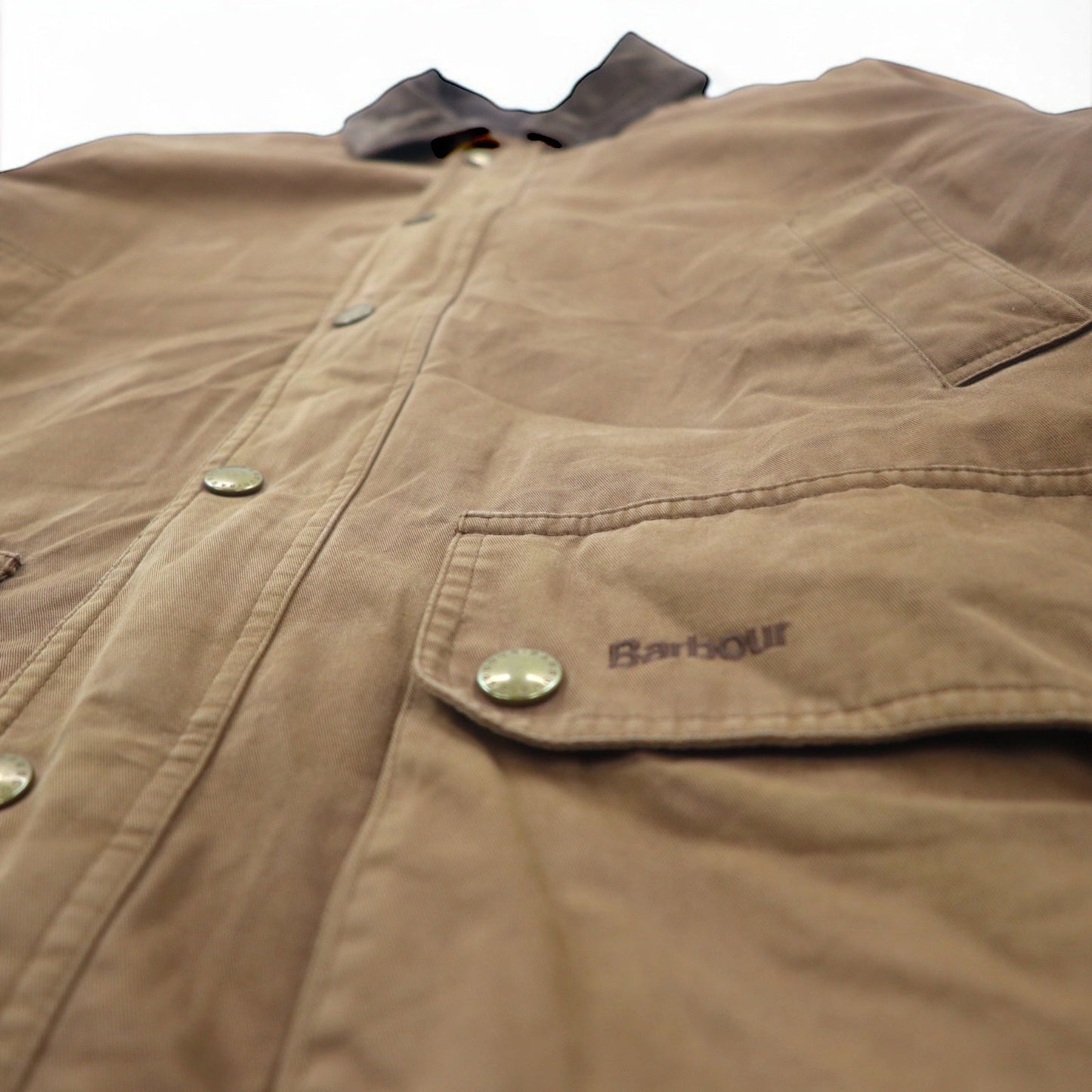Barbour ビューフォートジャケット BEAUFORT JKT L ブラウン コットン 3ワラント T353 13071
