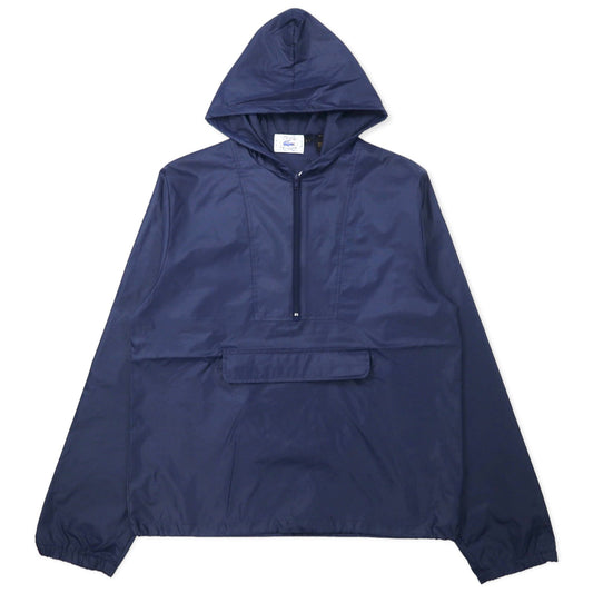 IZOD LACOSTE 80年代 糸巻きタグ アノラックパーカー M ネイビー ナイロン パッカブル