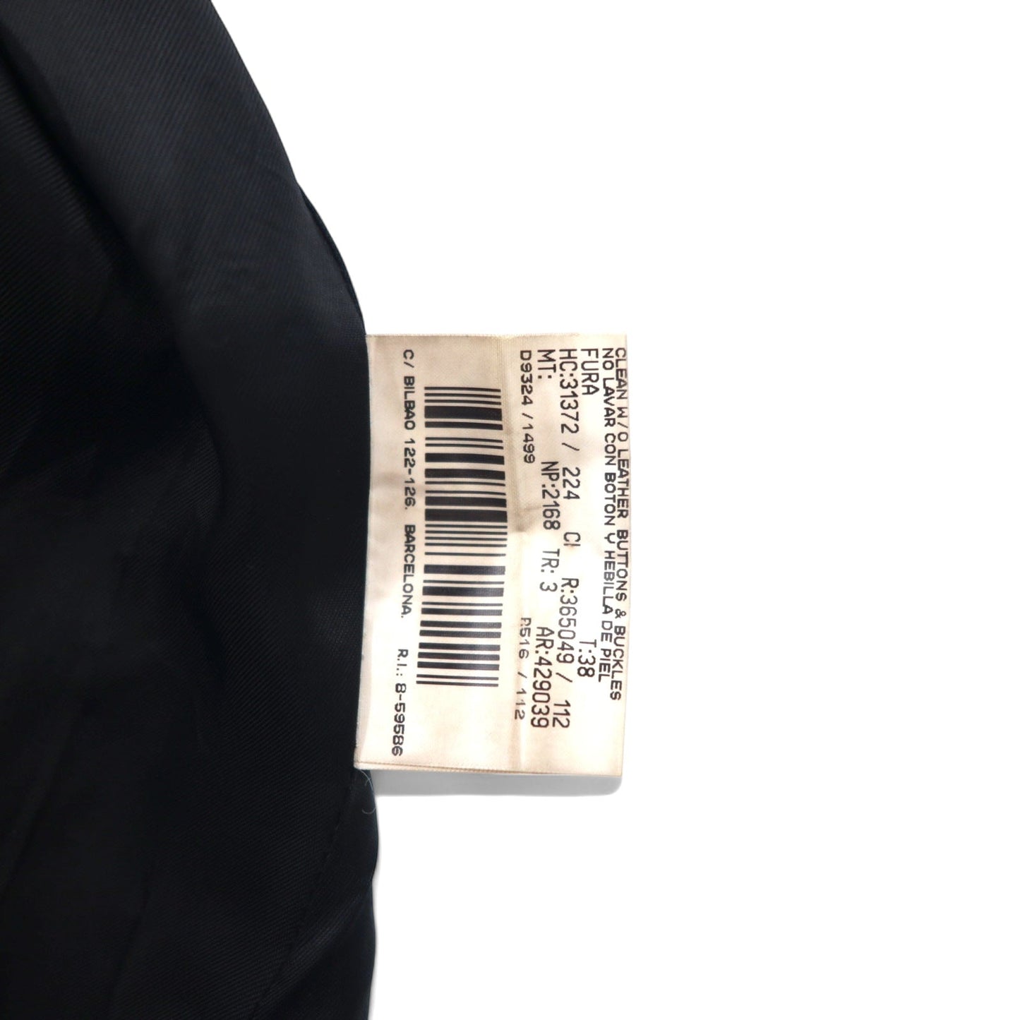 Burberrys スペイン製 カシミヤ チェスターコート M ブラック ウール WOOL & CASHMERE