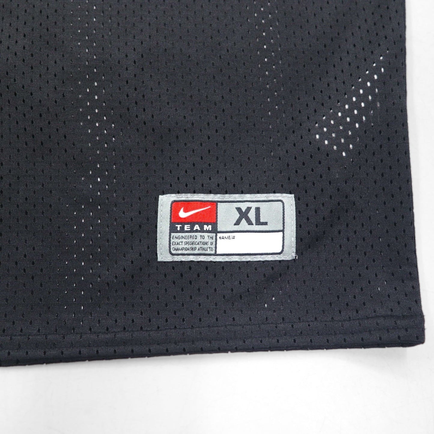 NIKE メッシュ ゲームシャツ XL ブラック ポリエステル スウォッシュ 678434-010 未使用品