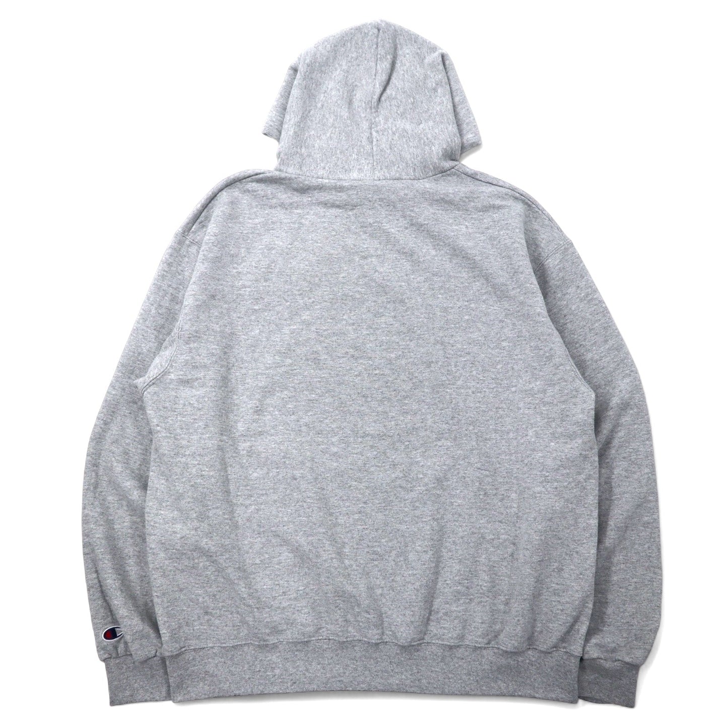Champion ECO カレッジ プリント パーカー 3XL グレー コットン 裏起毛 NCAA SOONERS ビッグサイズ