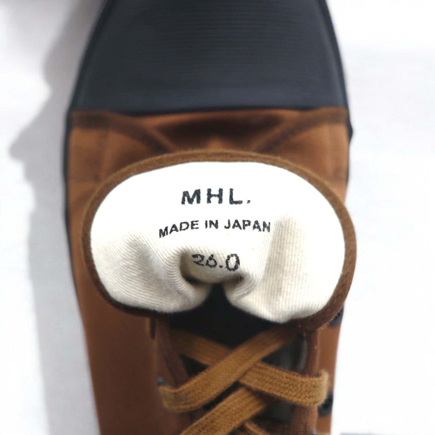 MHL. アーミーシューズ ARMY SHOES スニーカー 26cm ブラウン キャンバス 日本製