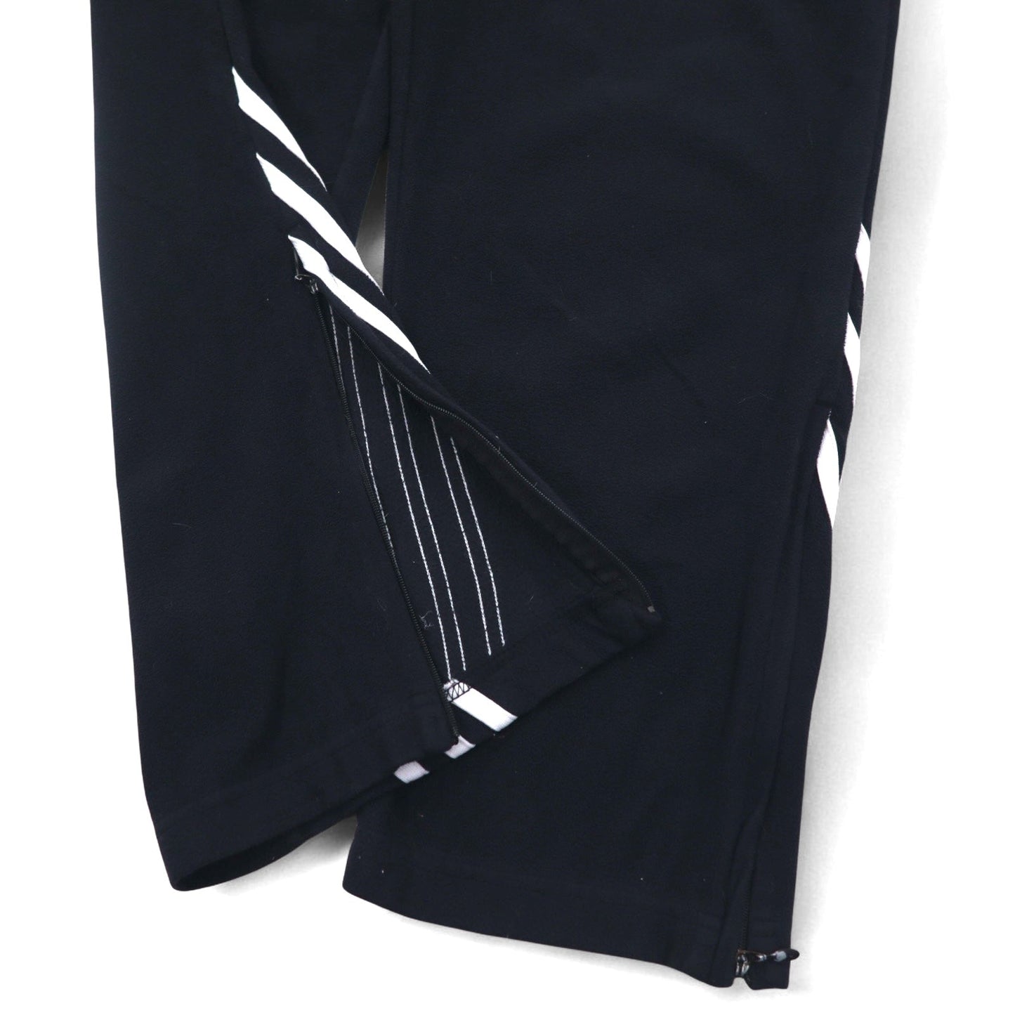 adidas 00年代 フリース イージーパンツ トラックパンツ ジャージ XL ブラック  3ストライプ