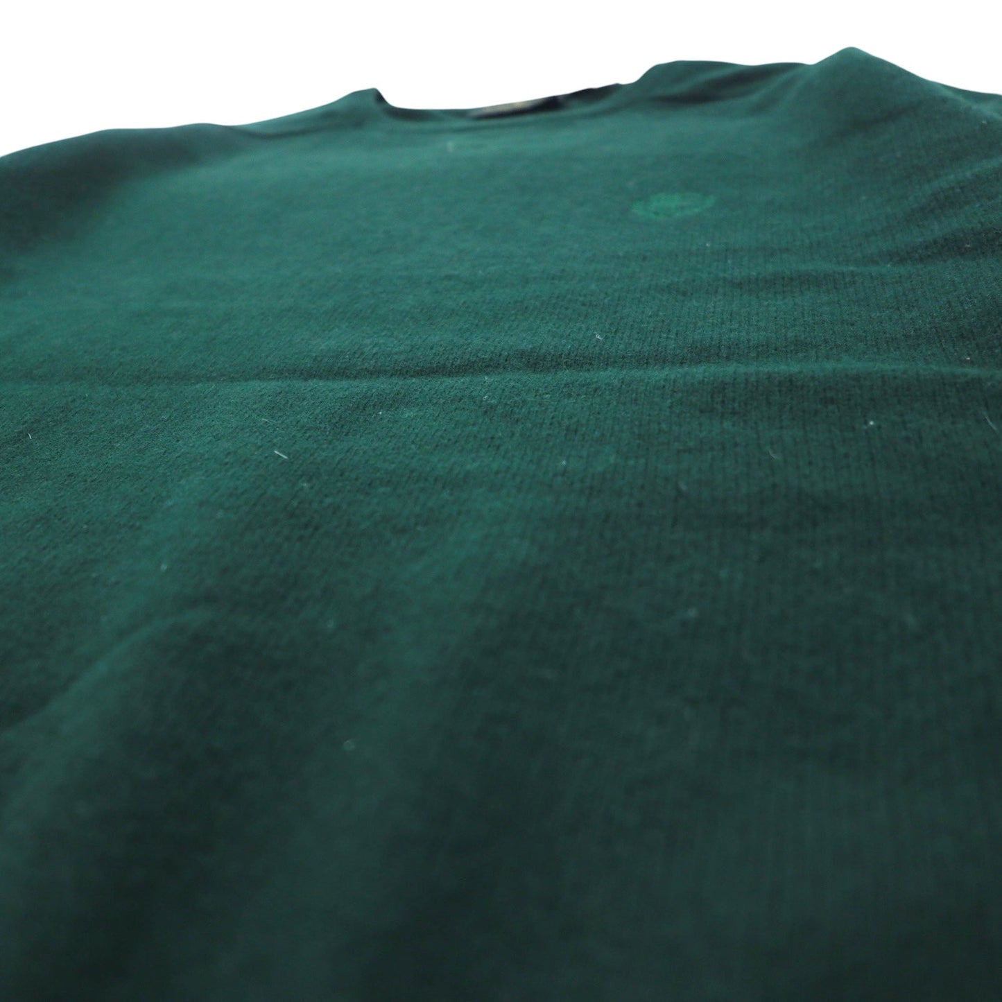 McGREGOR クルーネック ラムウールニット セーター M グリーン 羊毛