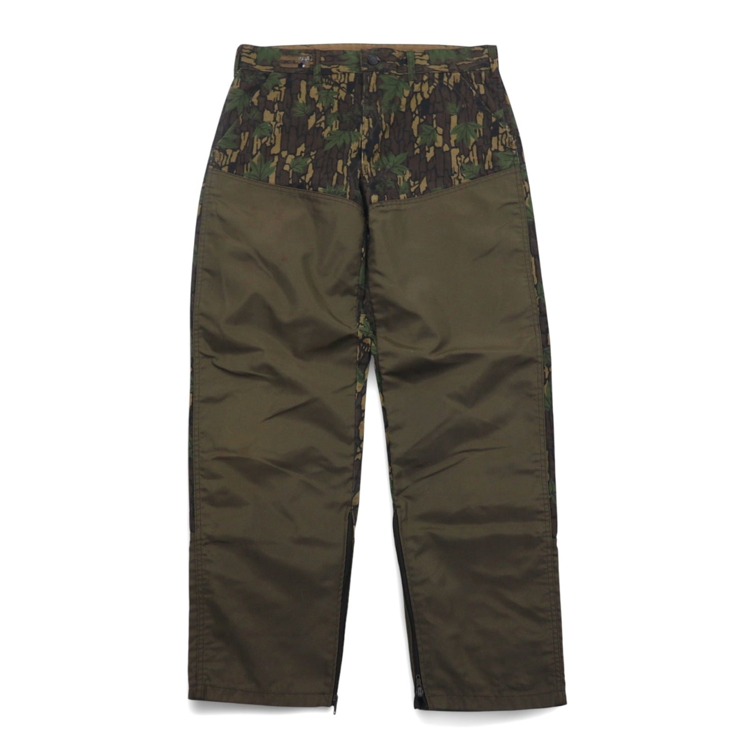 90年代 WINCHESTER ハンティングパンツ L カーキ リアルツリー カモフラ 切替 CONCEAL 裾ジップ