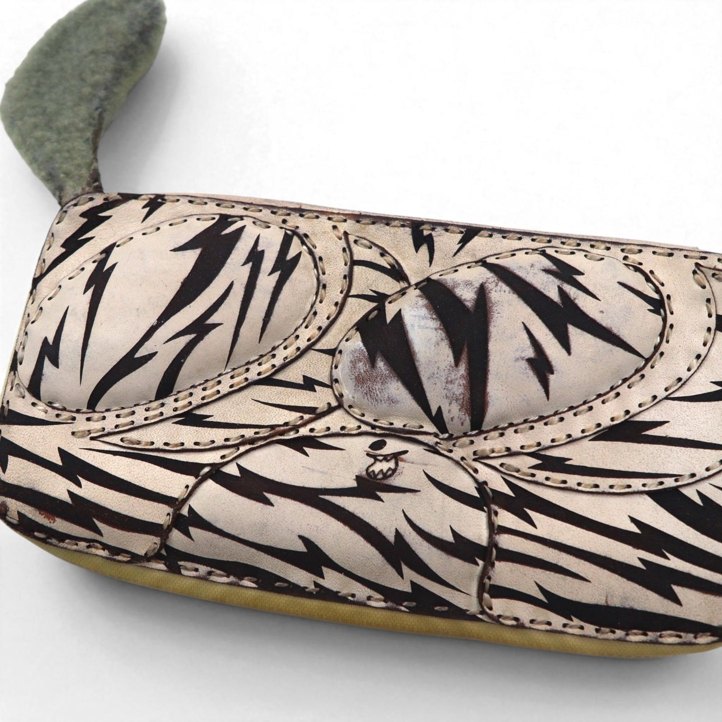 SKOLOCT × Ojaga design 長財布 LONG WALLET ラウンドジップ 総柄 ネオン TSUYOSHI NAKANO