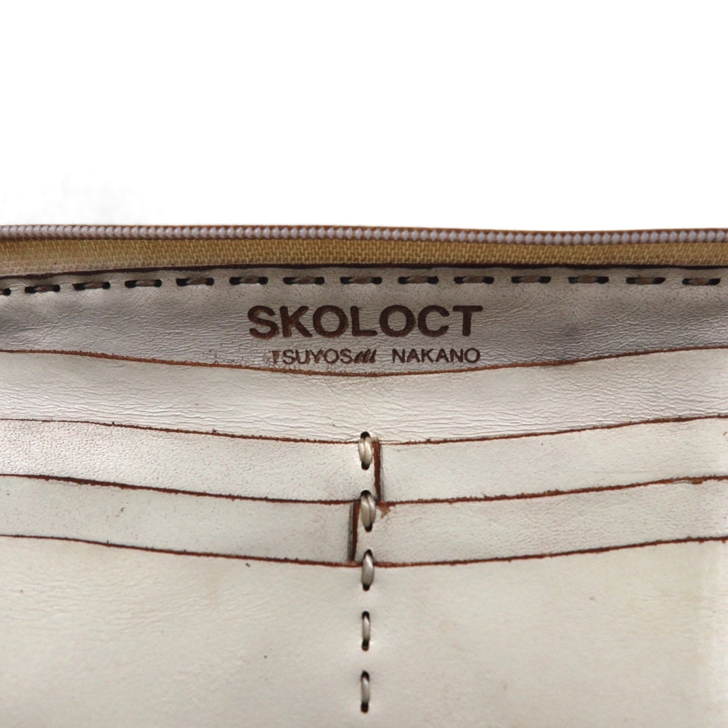 SKOLOCT × Ojaga design 長財布 LONG WALLET ラウンドジップ 総柄 ネオン TSUYOSHI NAKANO