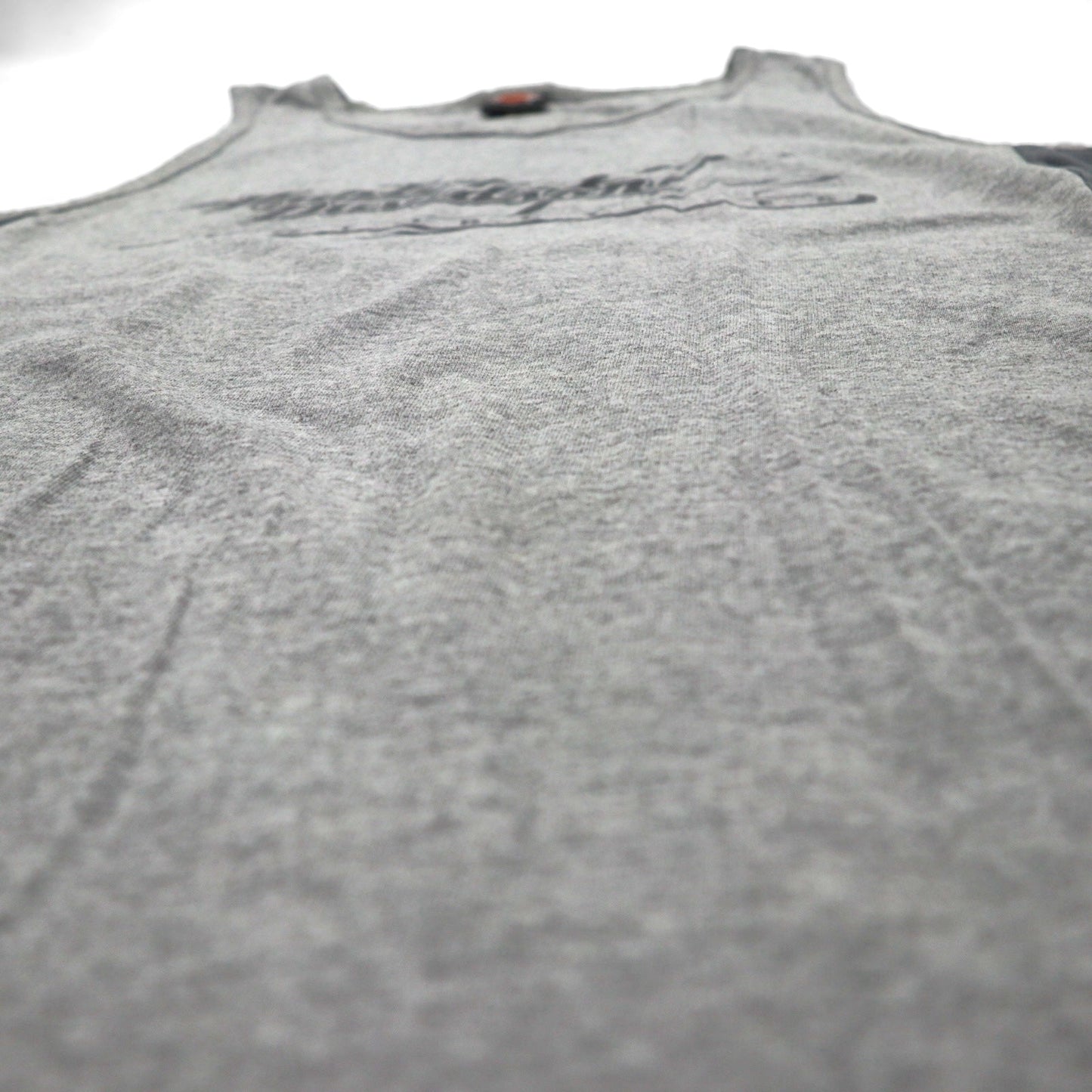 HARLEY DAVIDSON 90年代 USA製 タンクトップ L グレー コットン HONOLULU HAWAII 両面プリント