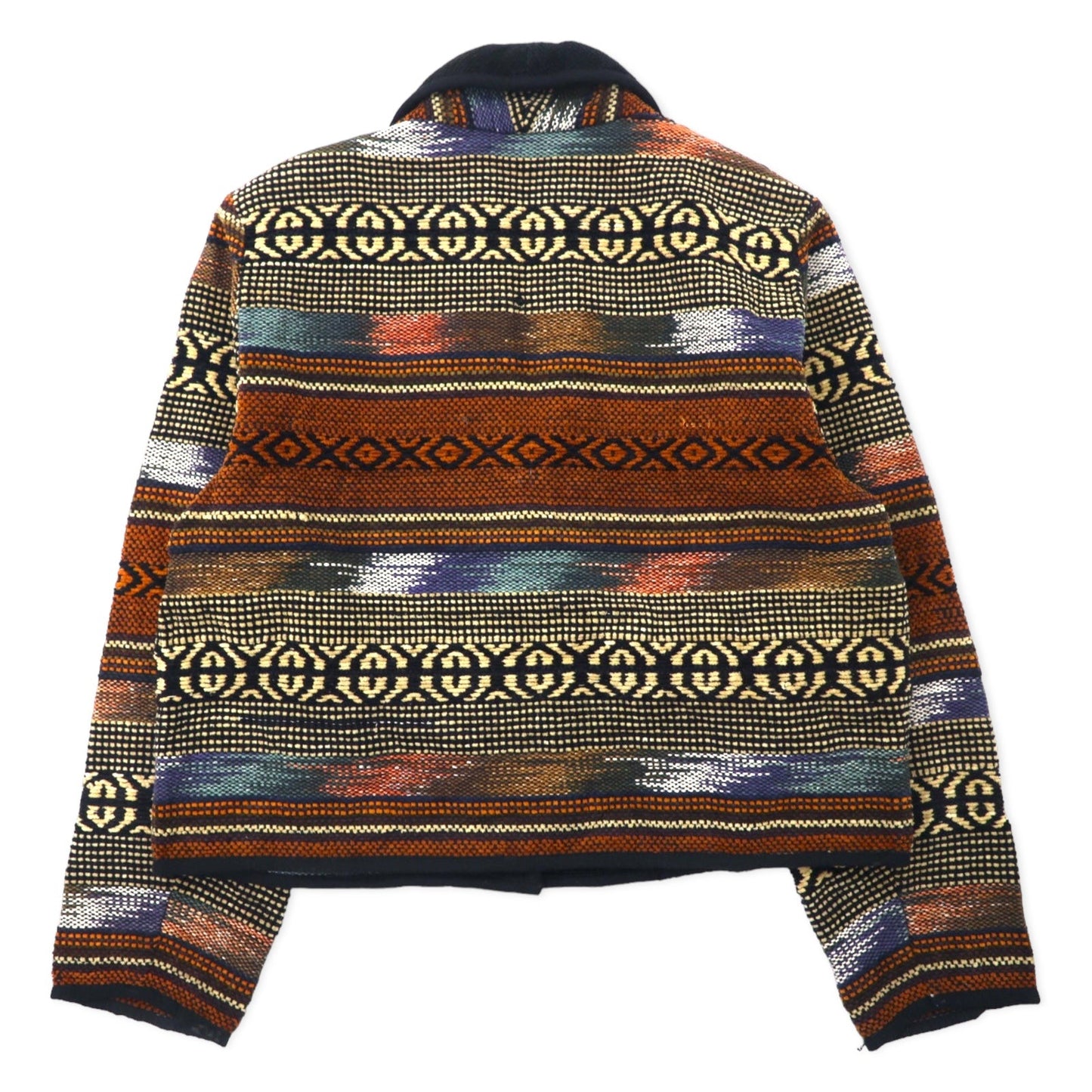 NEW IDENTITY 90年代 ゴブラン織 ジャガード ジャケット L マルチカラー コットン 総柄