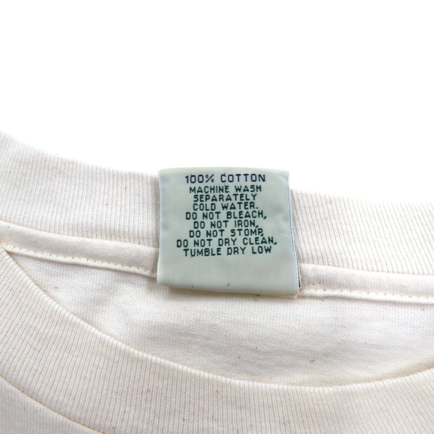 USA製 90年代 Green Brand ロングスリーブTシャツ ロンT XL 袖プリント SPORTSMEN FISH AND WILDLIFE