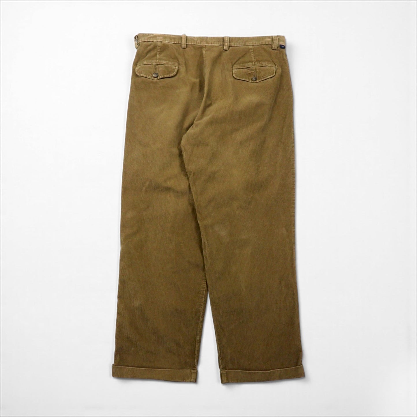 DOCKERS ( Levi's ) 00年代 スラックス 2タック ワイド コーデュロイパンツ L ブラウン コーデュロイ