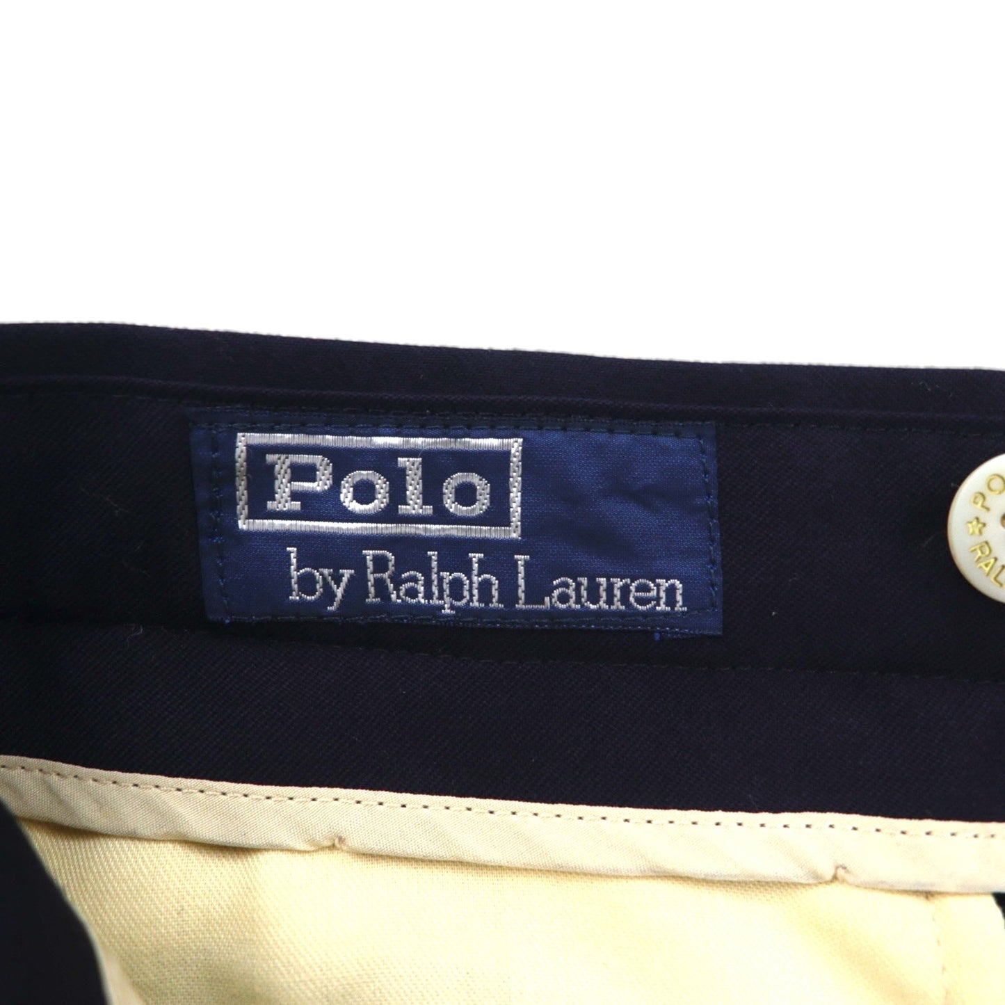 Ralph Lauren 90年代 日本製 ブレザー 紺ブレ セットアップ ダブル スーツ M ネイビー ウール 金ボタン