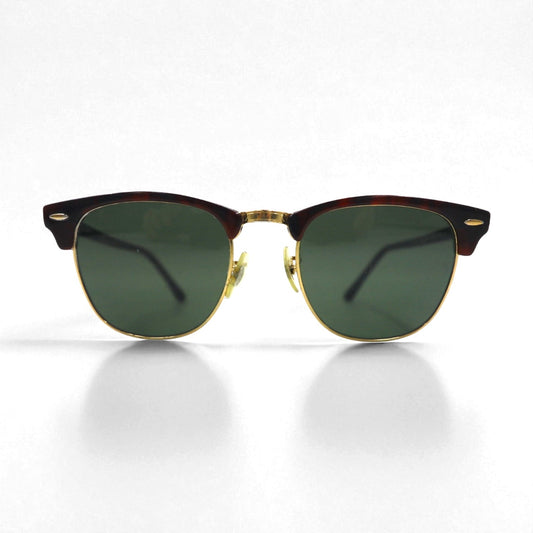 Ray-Ban クラブマスター CLUBMASTER ハーフリム サングラス ブラウン RB3016 W0366 51-21 3N