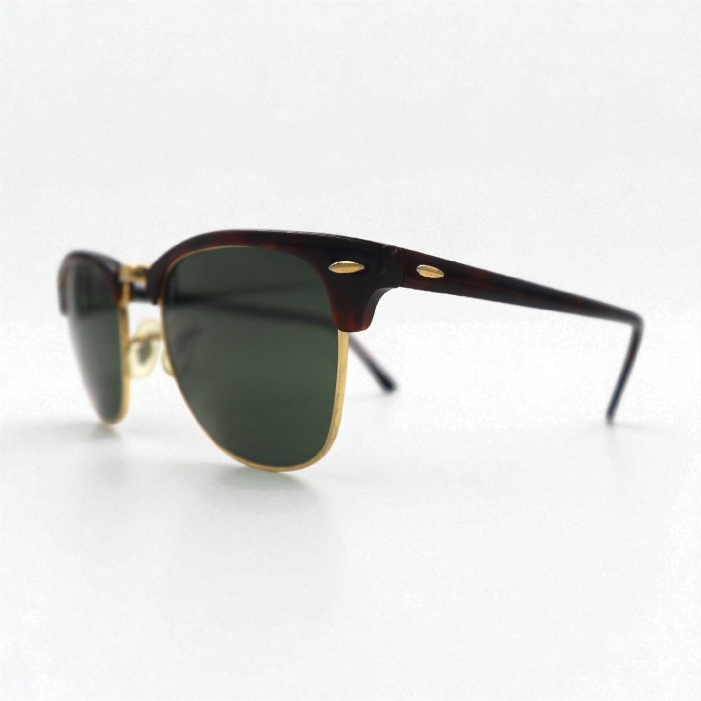 Ray-Ban クラブマスター CLUBMASTER ハーフリム サングラス ブラウン RB3016 W0366 51-21 3N