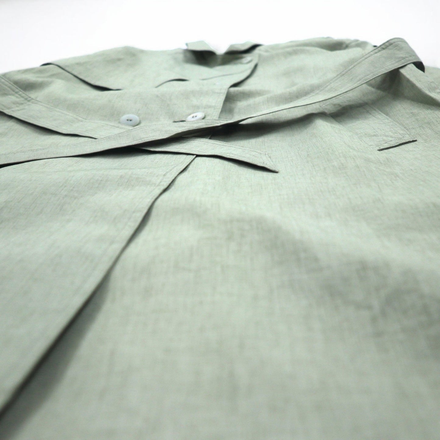 Vintage Trench Coat Collection Elegante トレンチコート L カーキ ベルト付き DIVISIN OF THUNDER BAY