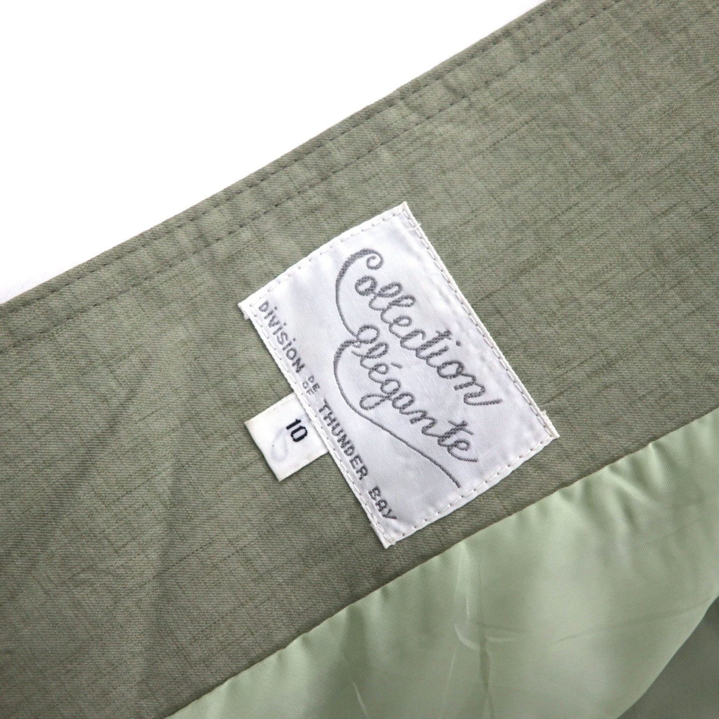 Vintage Trench Coat Collection Elegante トレンチコート L カーキ ベルト付き DIVISIN OF THUNDER BAY