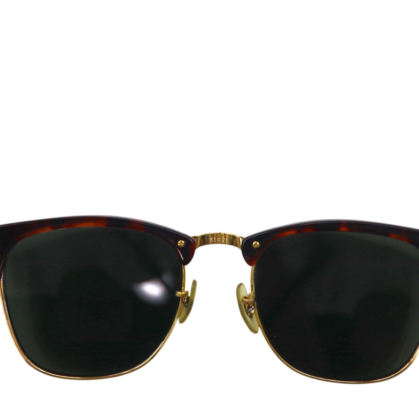 Ray-Ban クラブマスター CLUBMASTER ハーフリム サングラス ブラウン RB3016 W0366 51-21 3N