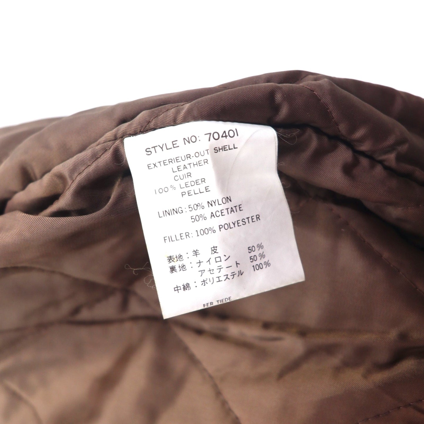 EVANS ENTERPRISES G-1 Lambskin Bomber Jacket ラムレザー フライトジャケット ボンバージャケット L ブラウン 羊革 襟ボア着脱式