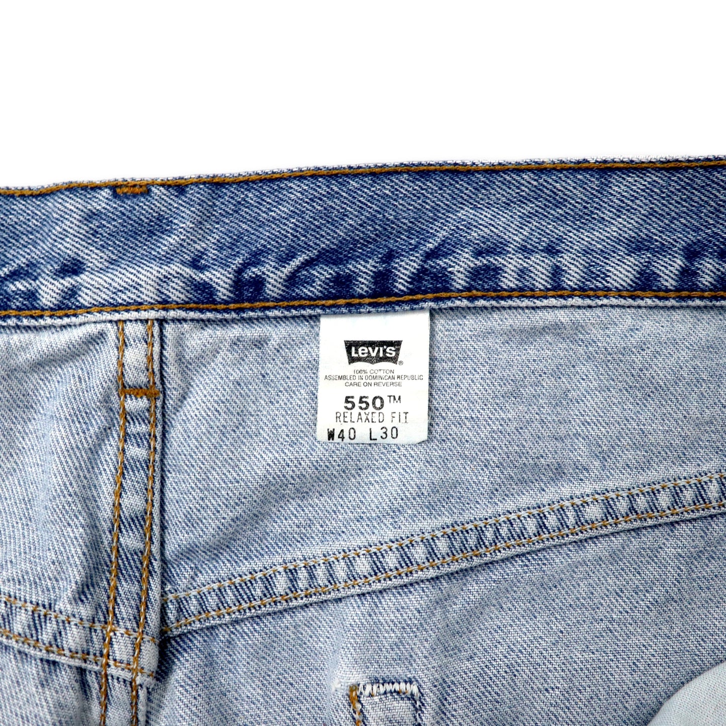 Levi's 90年代 550 リラックスフィット テーパード デニムパンツ 40 ブルー 550-4891 Relaxed Tapered Leg Jeans