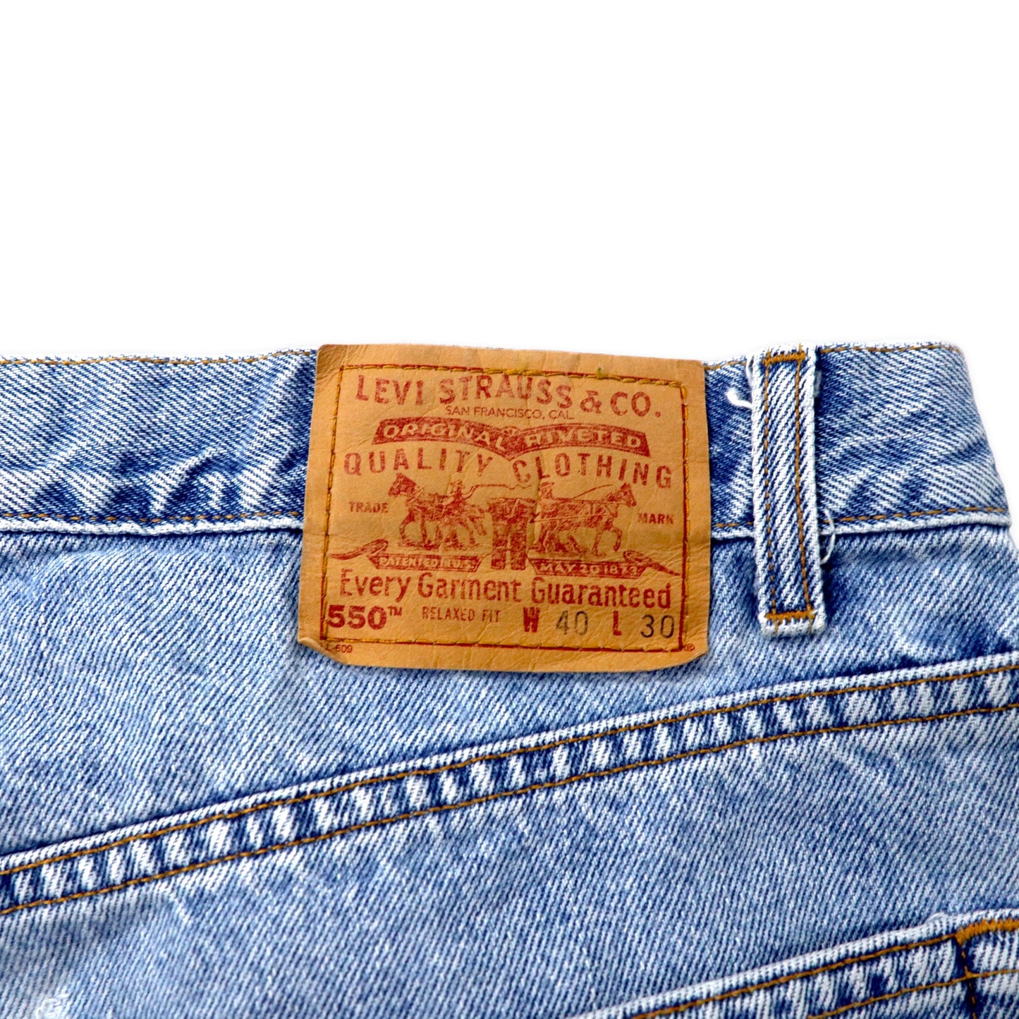 Levi's 90年代 550 リラックスフィット テーパード デニムパンツ 40 ブルー 550-4891 Relaxed Tapered Leg Jeans