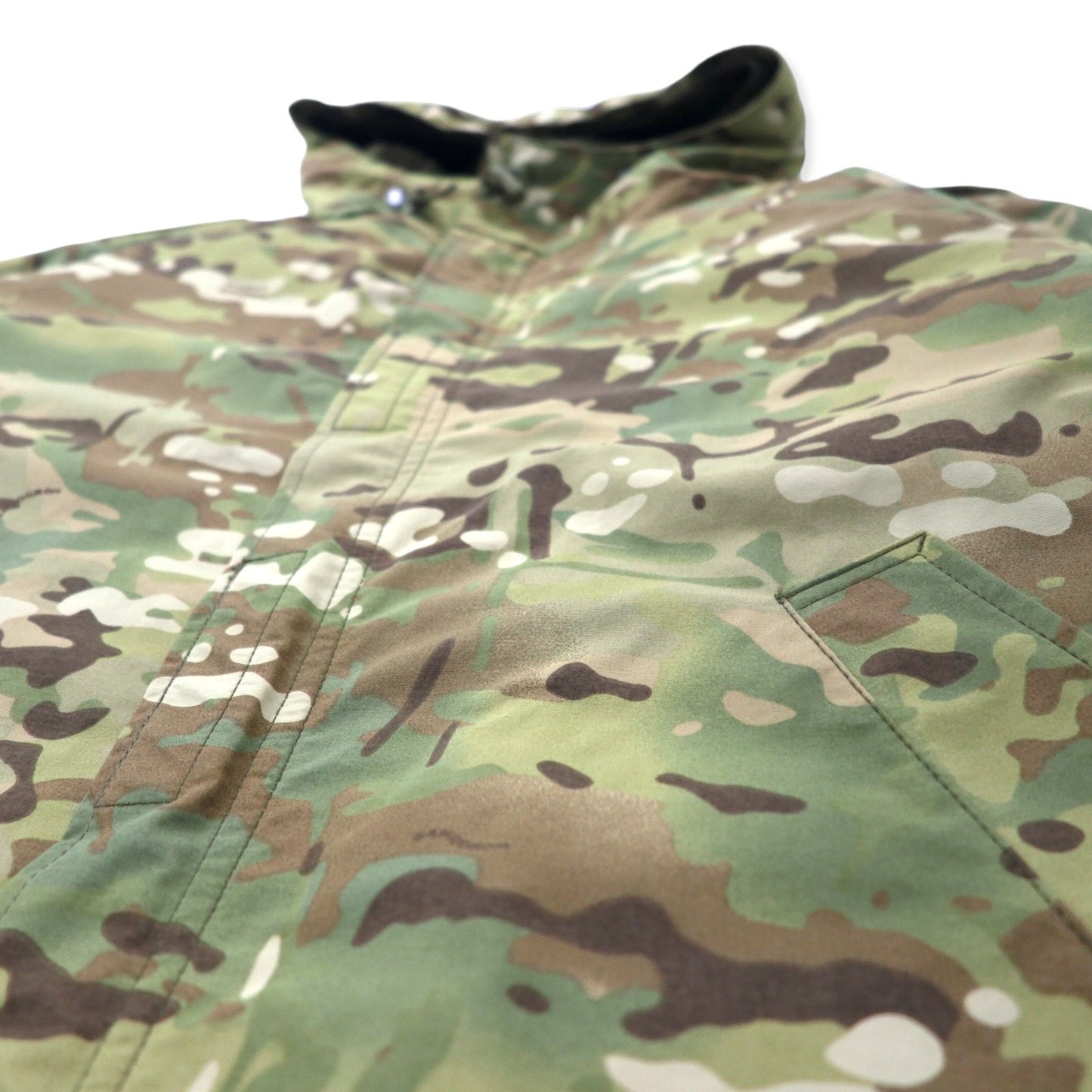 HOUSTON ECWSC 3WAY コールドウェザー パーカー XL カーキ カモフラ ナイロン 撥水 ボアフリースライナー着脱式 ミリタリー US ARMY 米軍 ECWCS PARKA COLD WEATHER 8405-01-228-1316